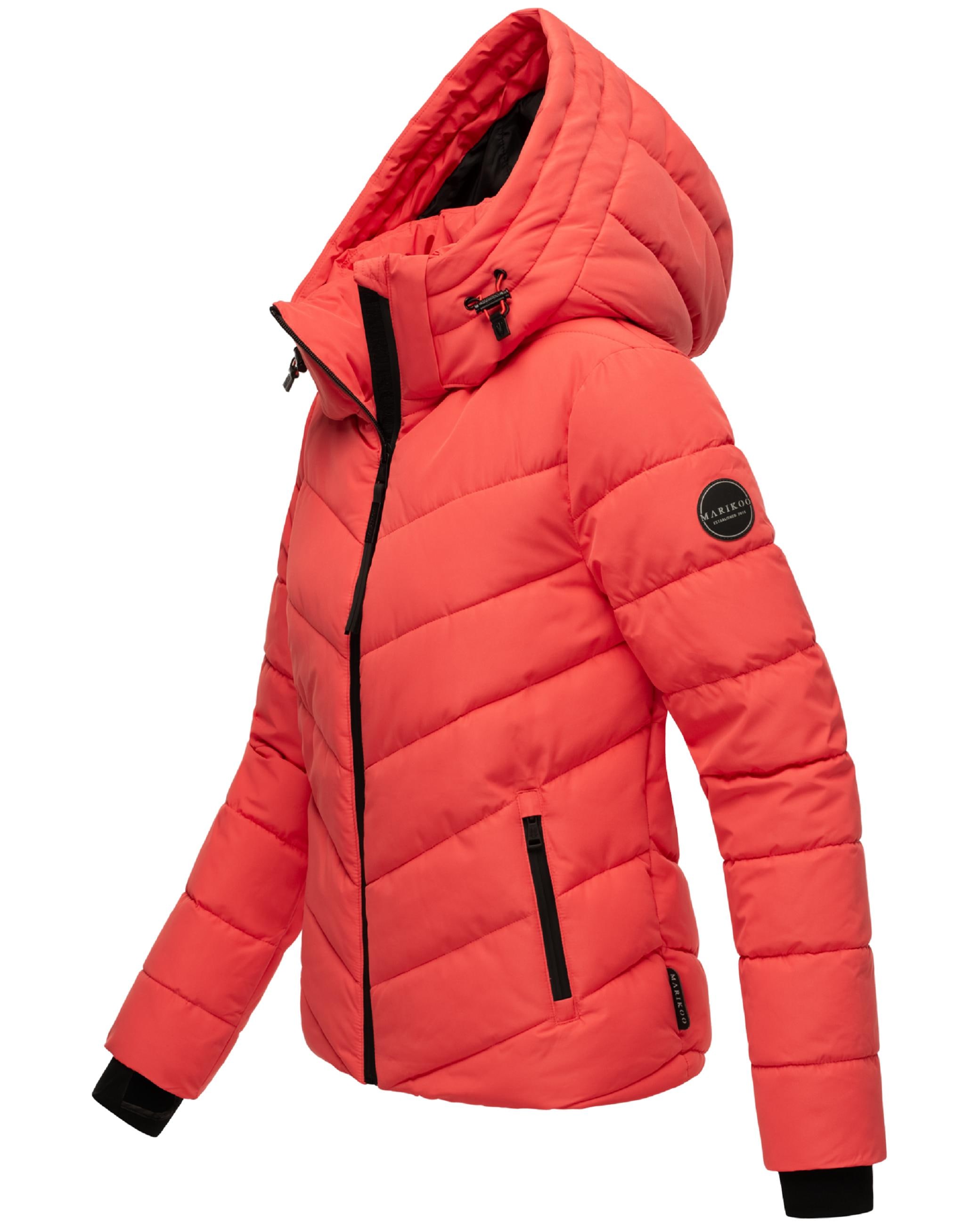 Marikoo Steppjacke »Steppjacke Samuiaa XVI«, mit Kapuze, Modische Damen Winterjacke warm gefüttert mit Kapuze