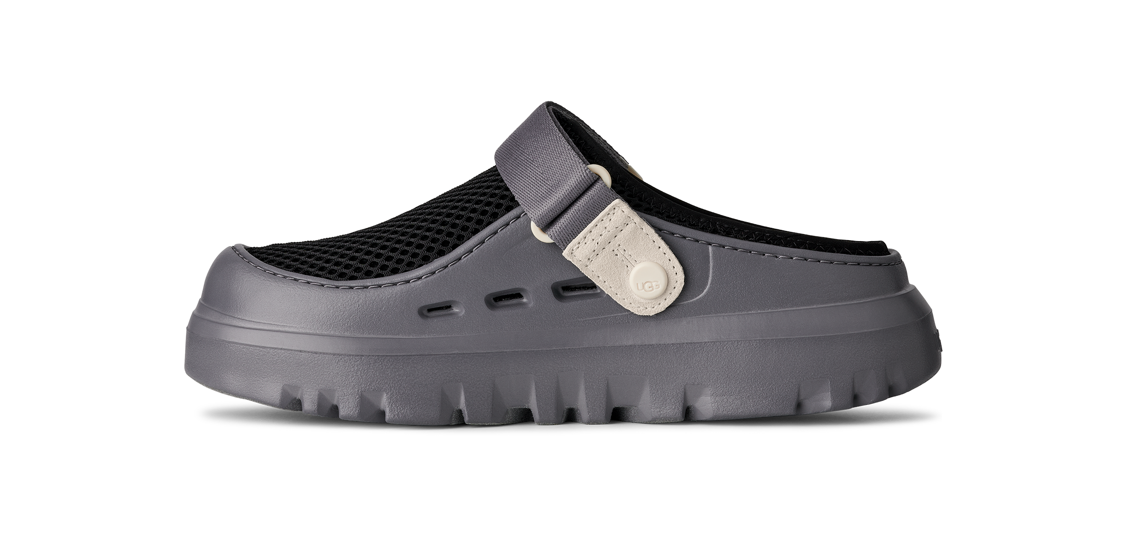 UGG Clog »PEAKMOD BREATHE«  Flats, Schlupfschuh, Mule mit praktischem Klettverschluss