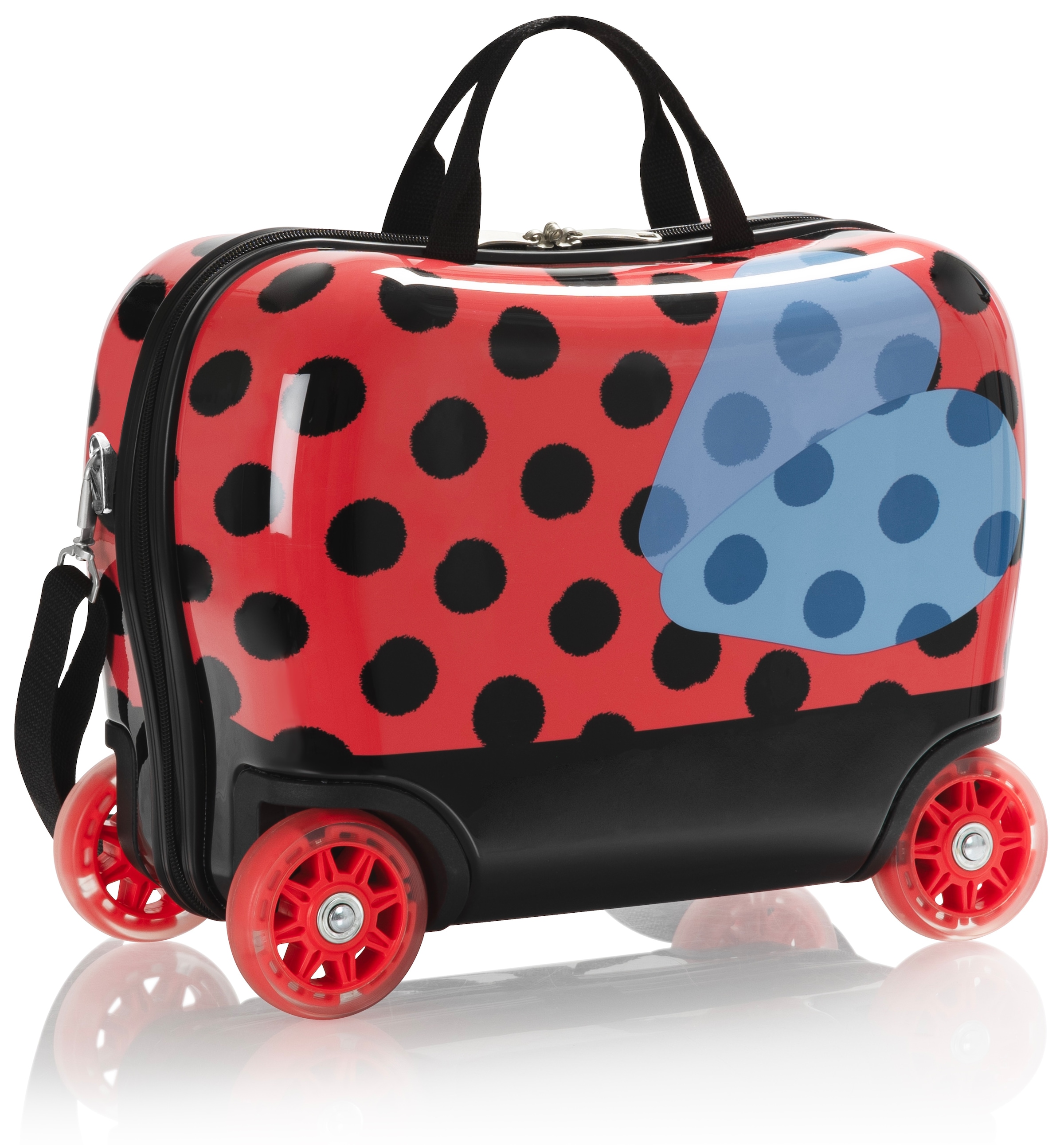 Kinderkoffer »Lady Bug Ride-On Luggage«, 4 St. Rollen, Heys x Joachim Llambi...