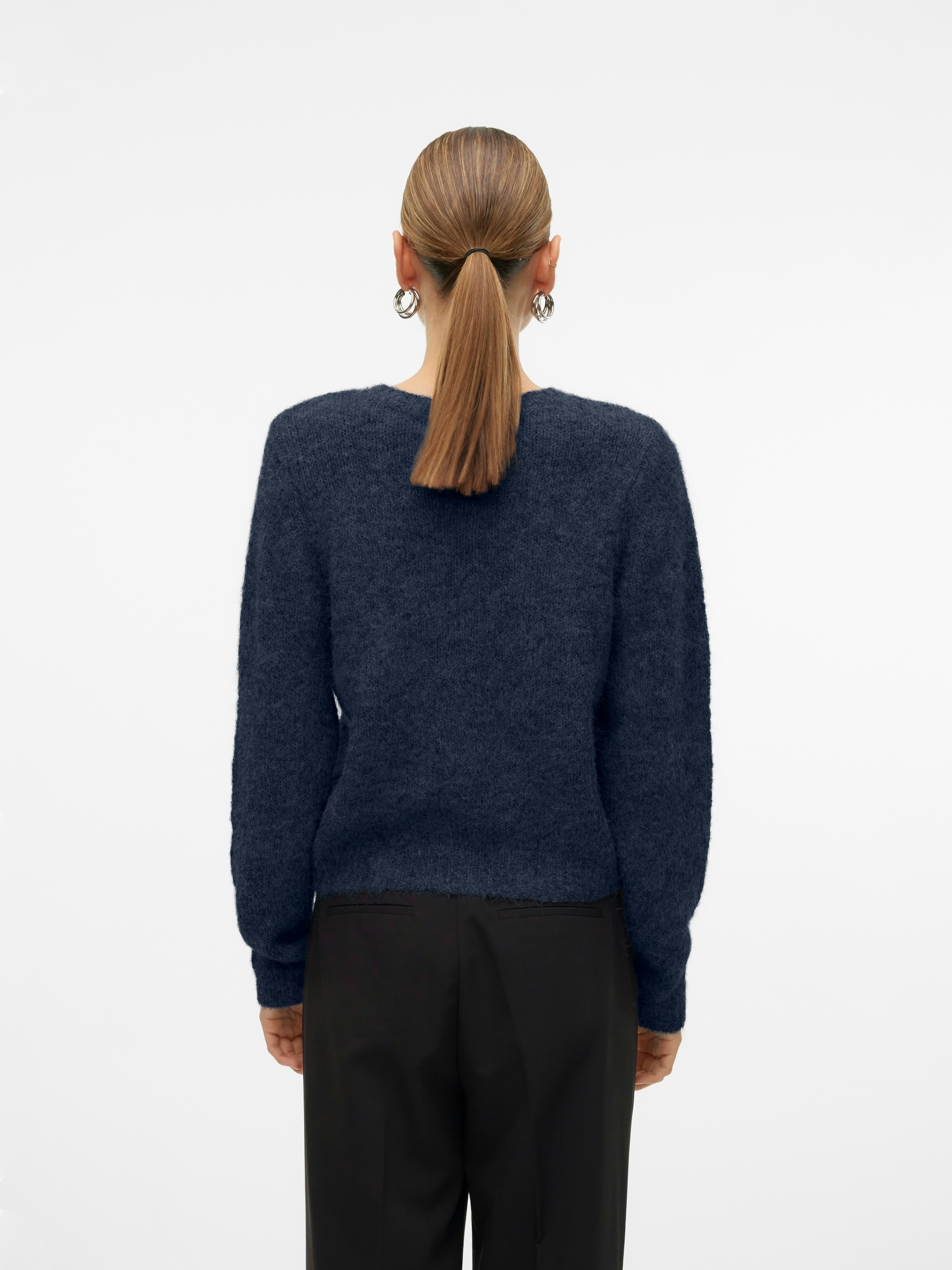 Vero Moda Strickjacke »VMNOVAH LS O-NECK BUTTON CARDI GA NOOS«