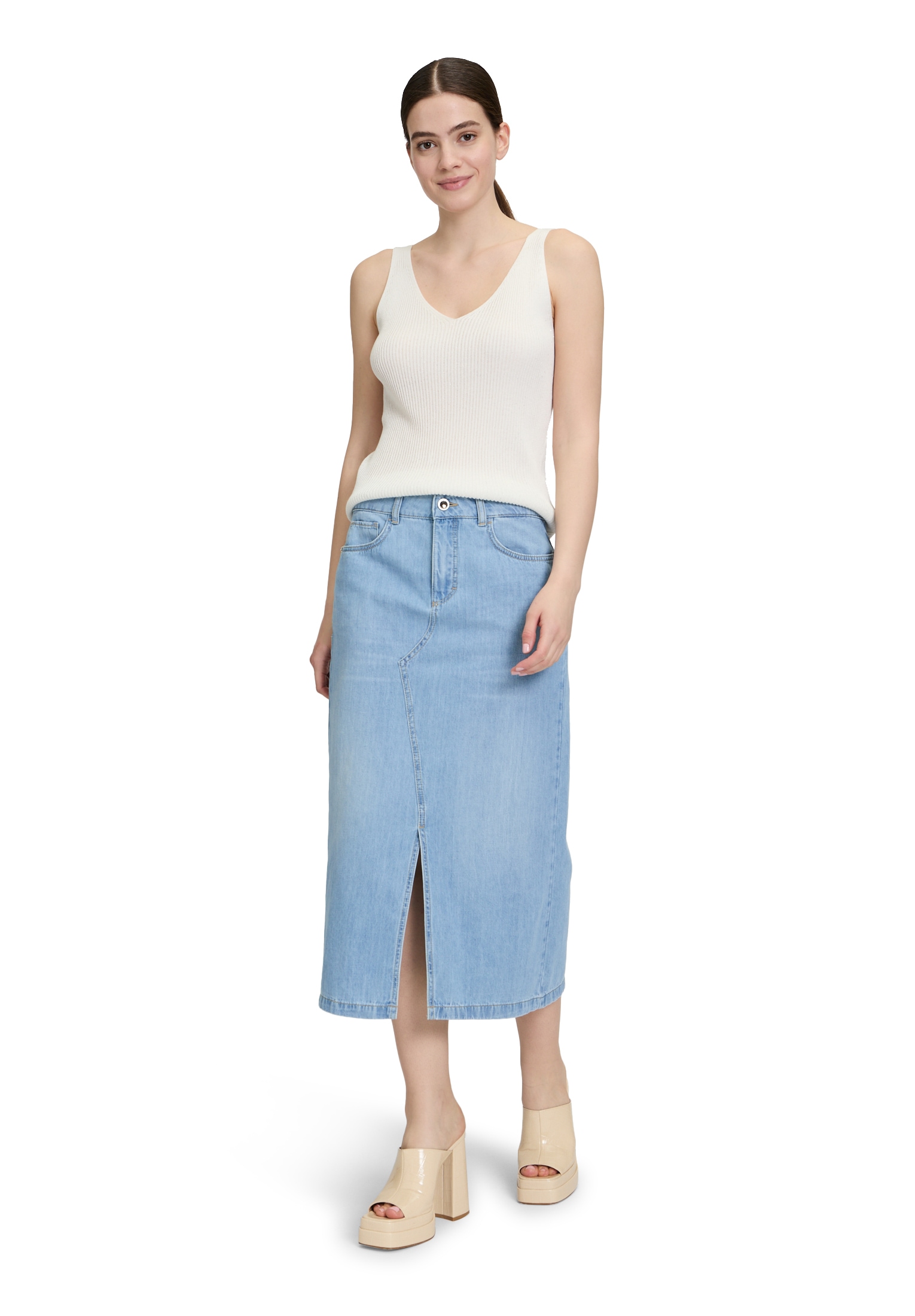 Cartoon Jeansrock »Jeansrock mit Waschung«