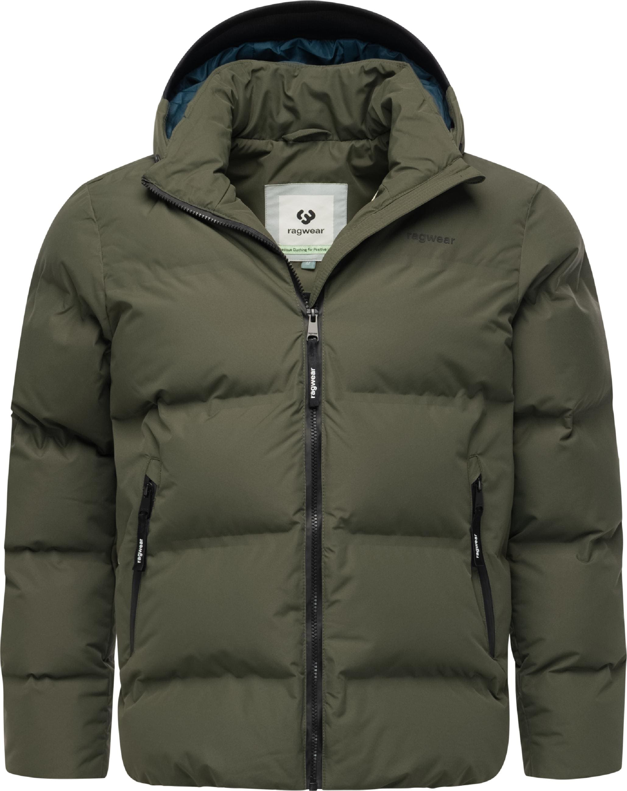 Ragwear Winterjacke »Winterjacke Norgos« mit Kapuze Winter Steppjacke mit Kapuze