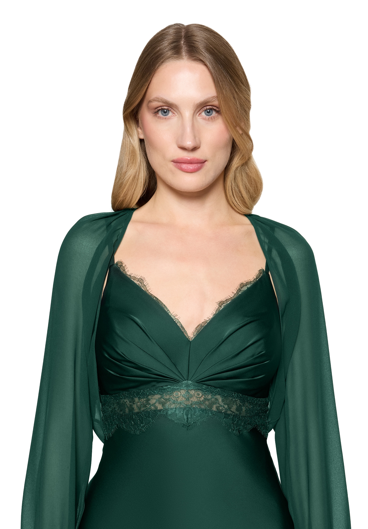 Vera Mont Bolerojacke »Bolero-Jacke mit gekräuseltem Ausschnitt«
