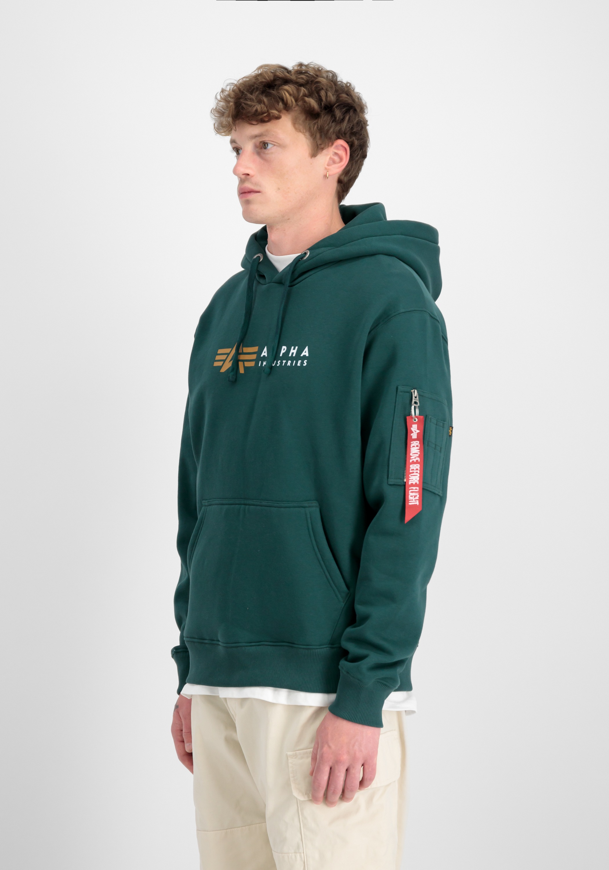 Alpha Industries Hoodie »Alpha Label Hoodie Kapuzensweatshirt«