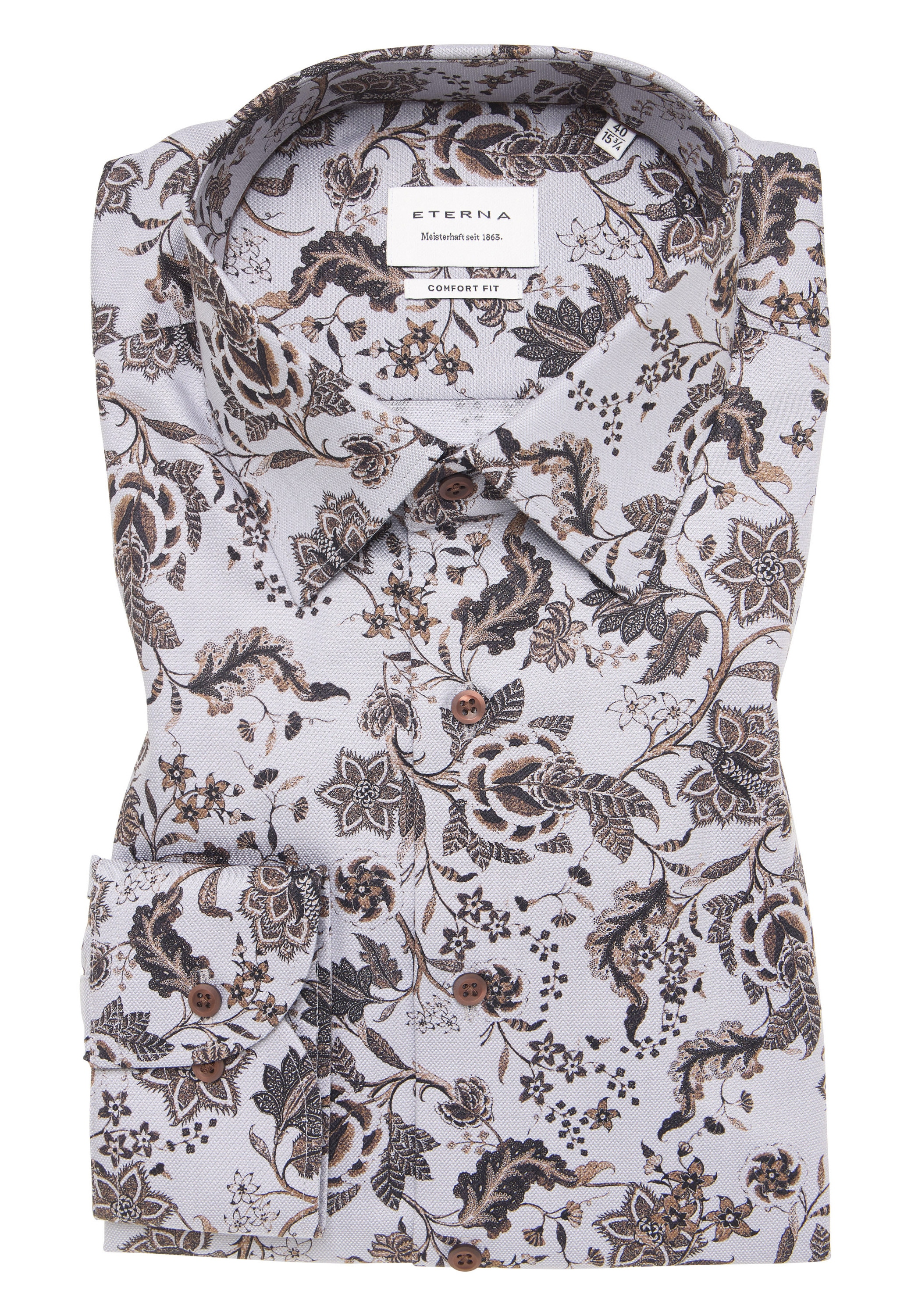 Eterna Langarmhemd »COMFORT FIT« NON IRON (bügelfrei)