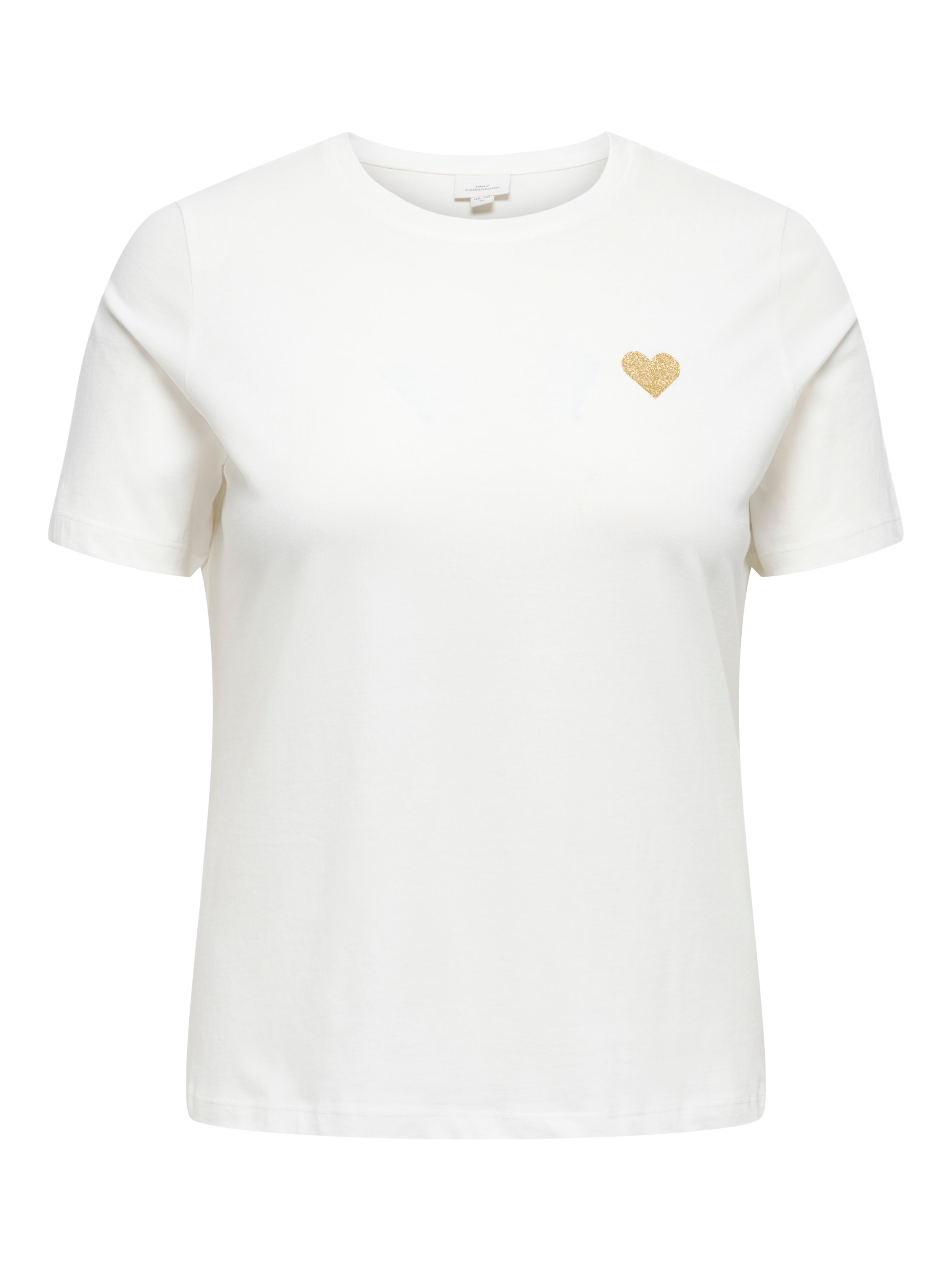 ONLY CARMAKOMA T-Shirt »CARKITA LIFE S/S LOGO TOP JRS NOOS« Baumwolle, regular fit