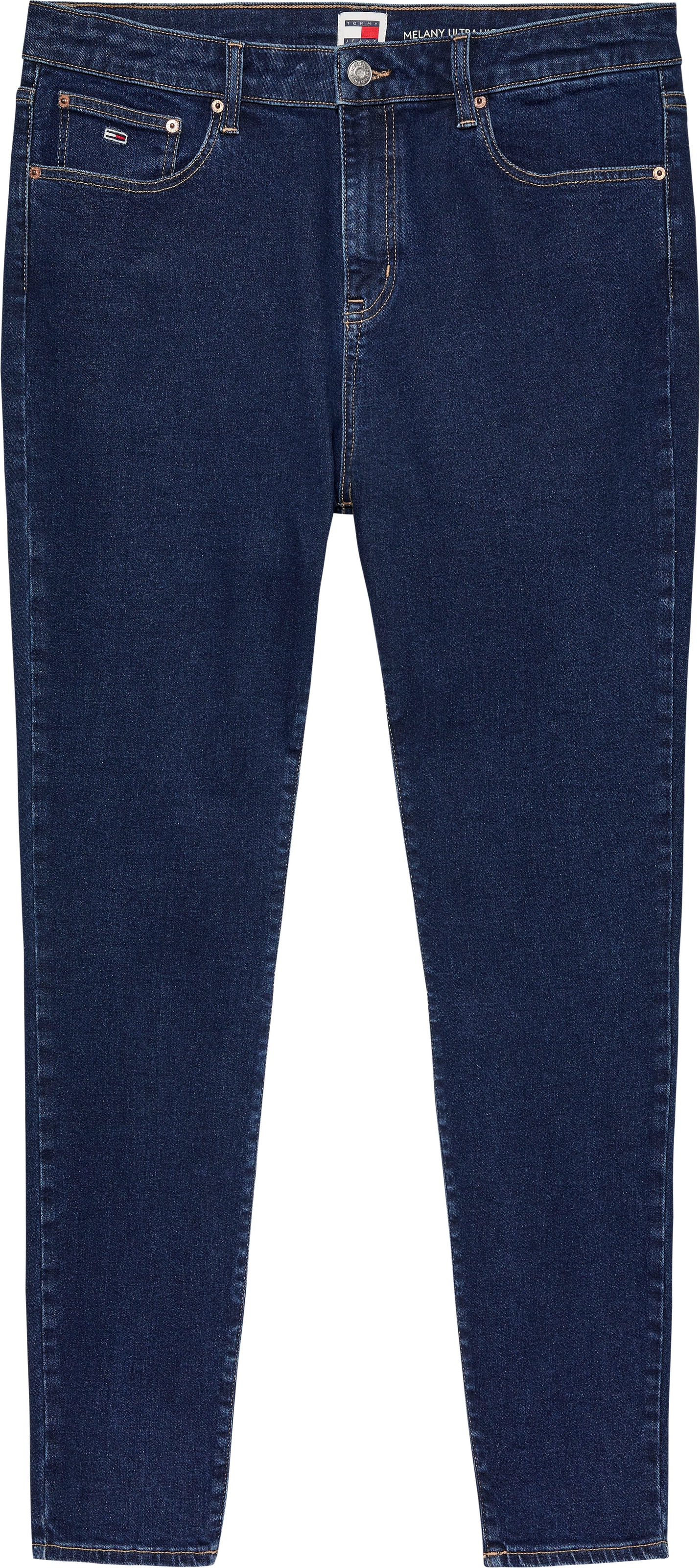 Tommy Jeans Curve Regular-fit-Jeans »CRV MELANY UH SSKN«, in Großen Größen im 5-Pocket-Style