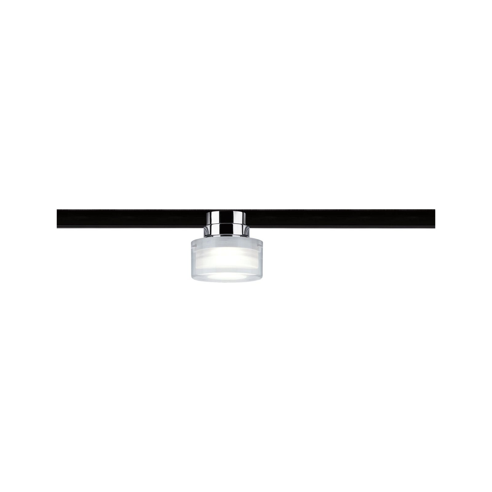 Paulmann Schienensystem-Leuchten »URail Schienenspot Topa Dot 350lm 4,9W 4000K 230V Chrom, Klar, Satin«, dimmbar, Einzelspot