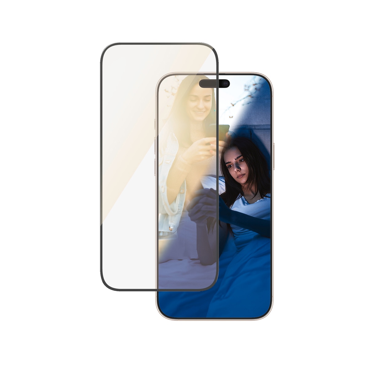 PanzerGlass Displayschutzglas »EyeCare Screen Protection«, für Apple iPhone 16 Pro Max, Displayschutzfolie, Schutzfolie, Bildschirmschutz, kratz- & stoßfest