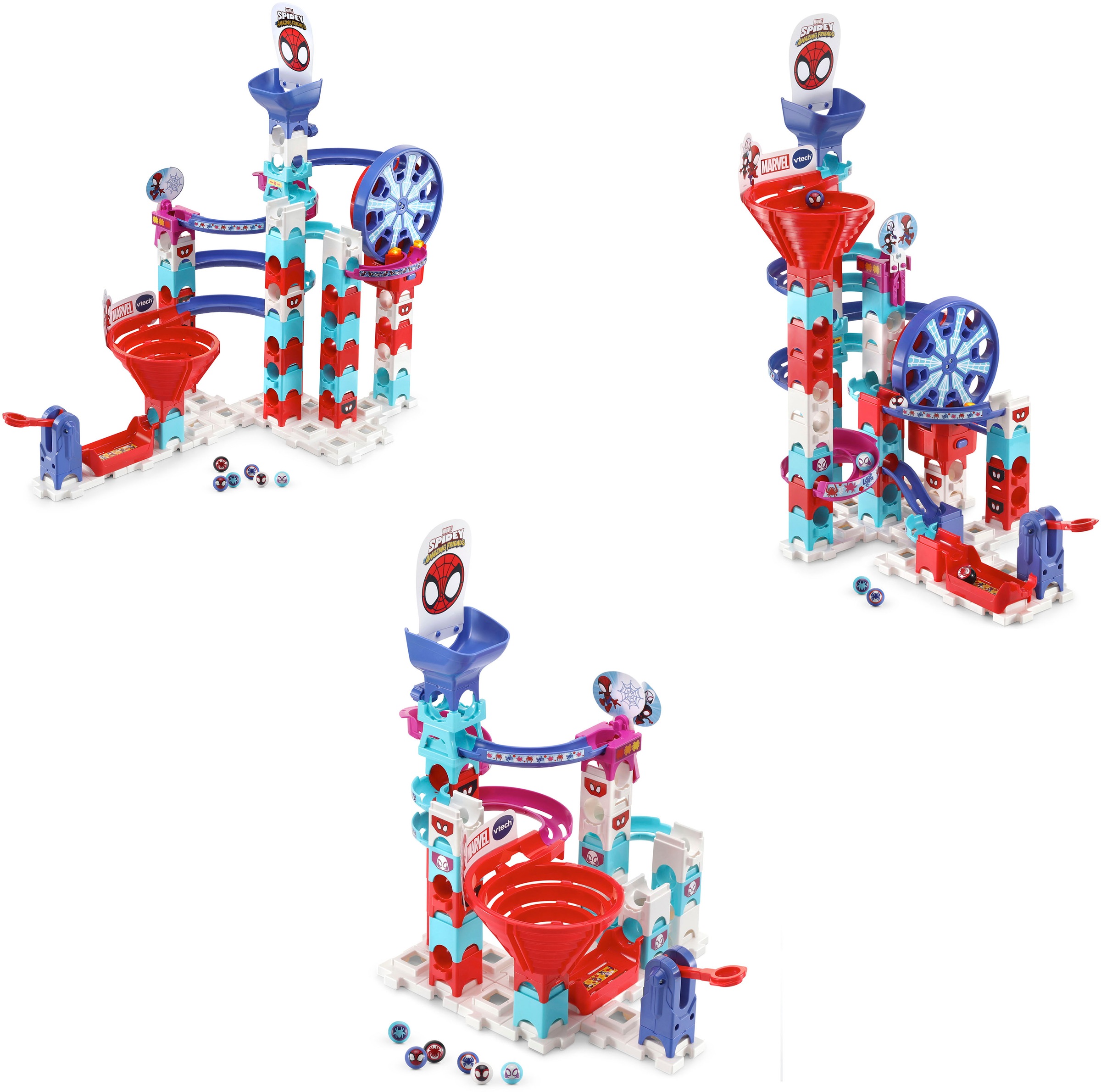 Vtech® Kugelbahn »MarbleRush - Spidey Super Spin Challenge SP300 E«, mit Licht und Sound