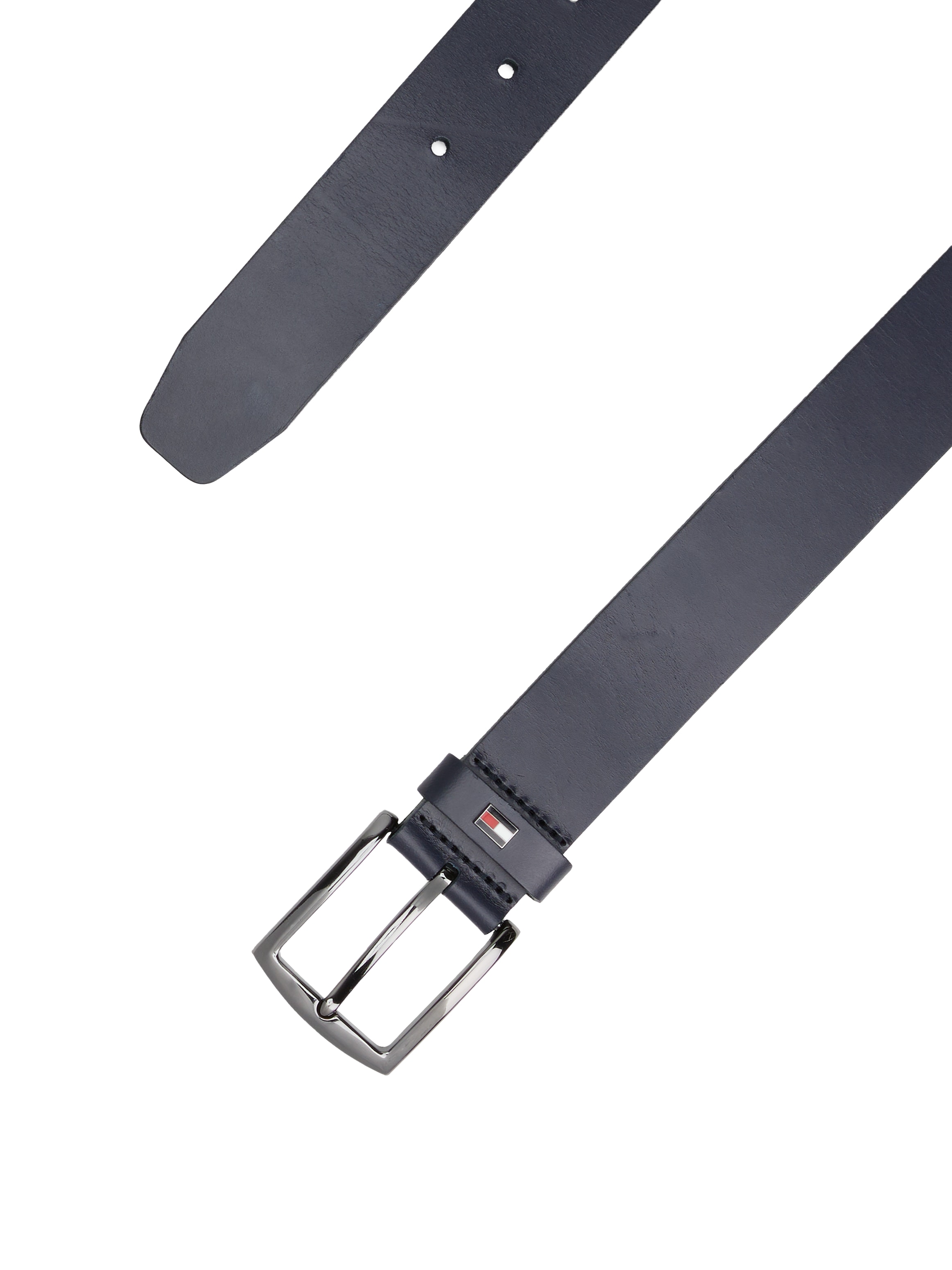 Tommy Hilfiger Ledergürtel »DENTON 3.5 EXT«, Einfachdornschließe, Metalllogo