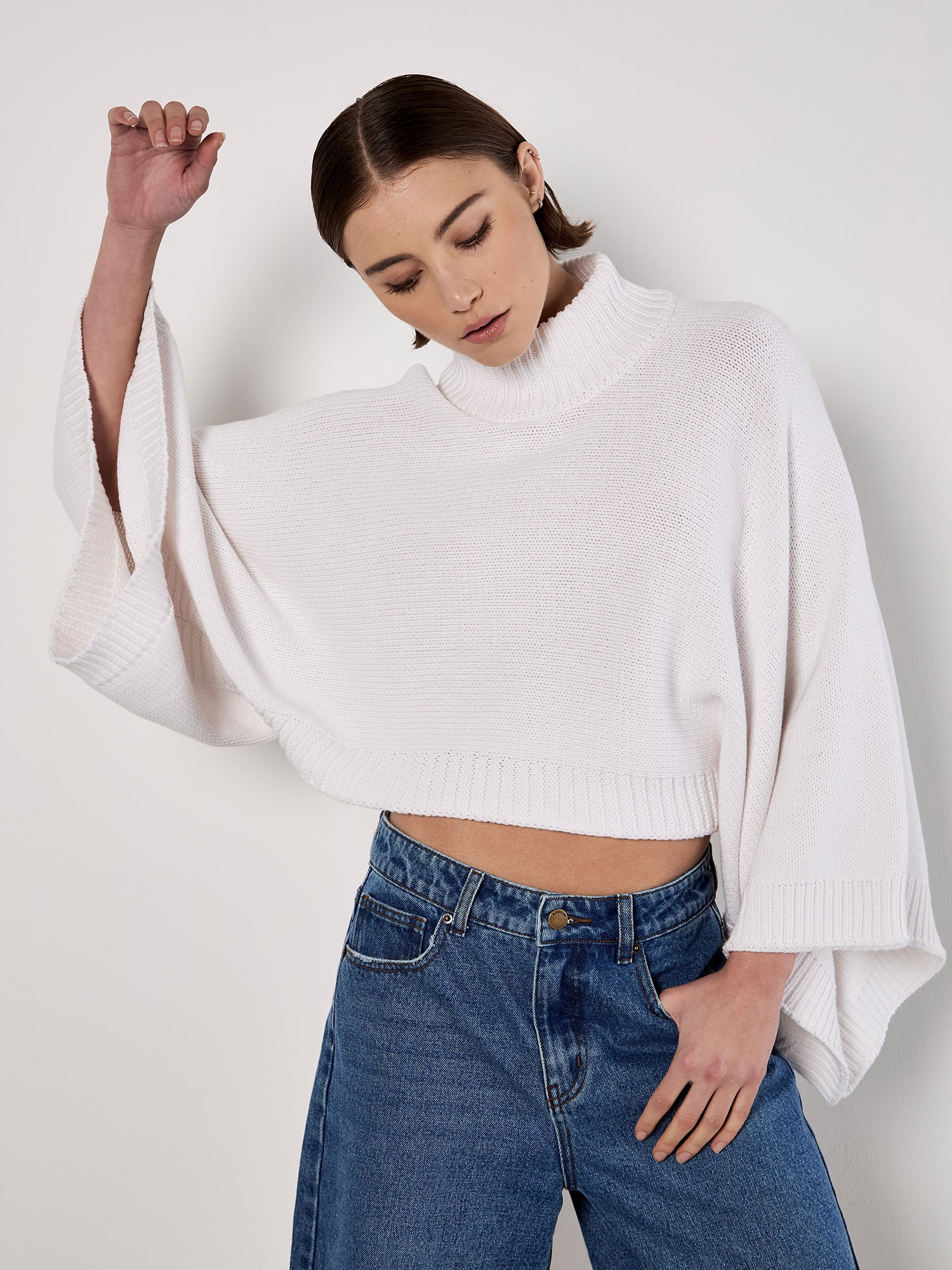 Apricot Strickpullover »Pullover« mit Stehkragen