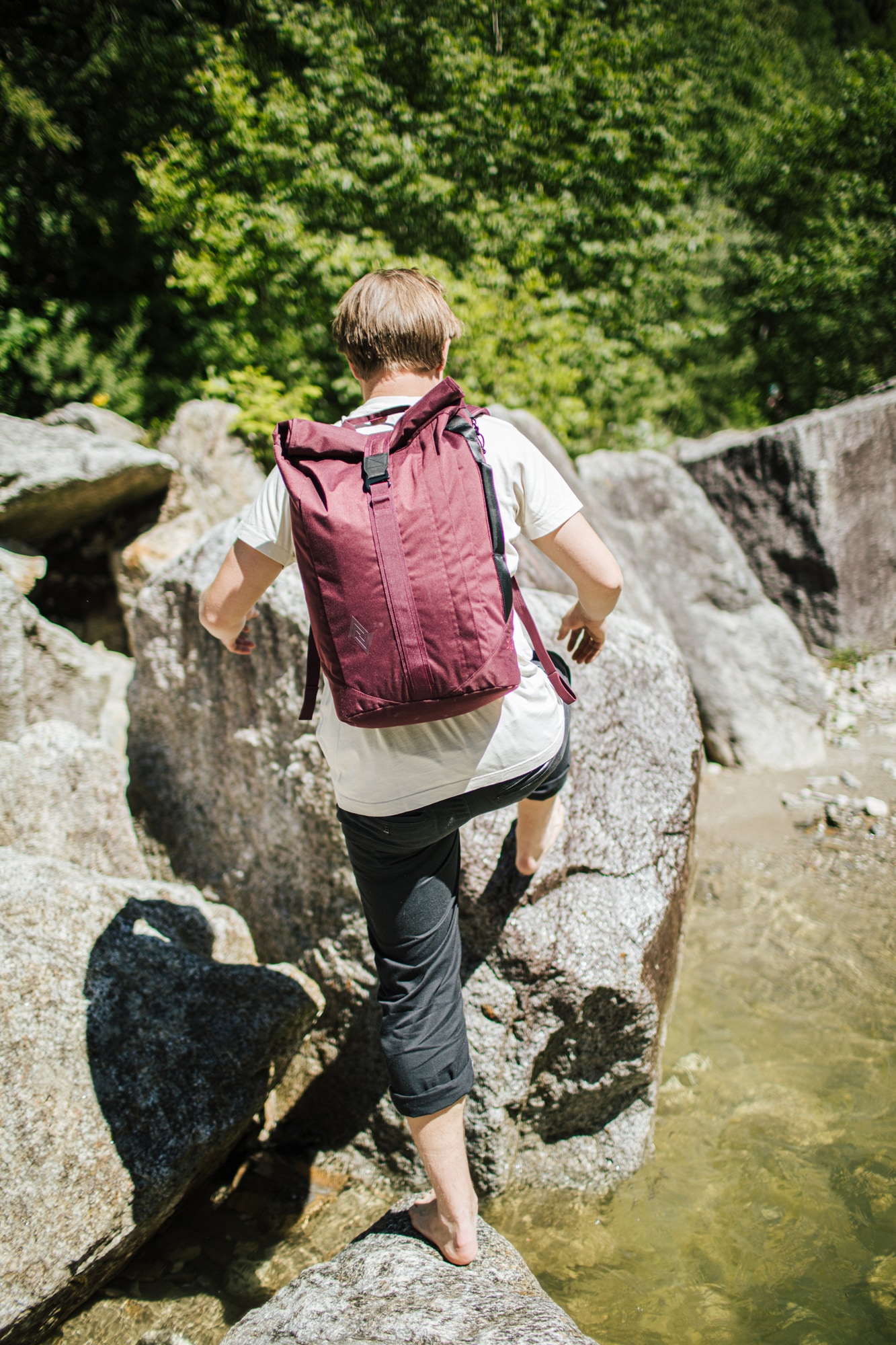 NITRO Freizeitrucksack »Scrambler«, Rucksack für Alltag, Arbeit & Reise mit Roll-Top, Cityrucksack