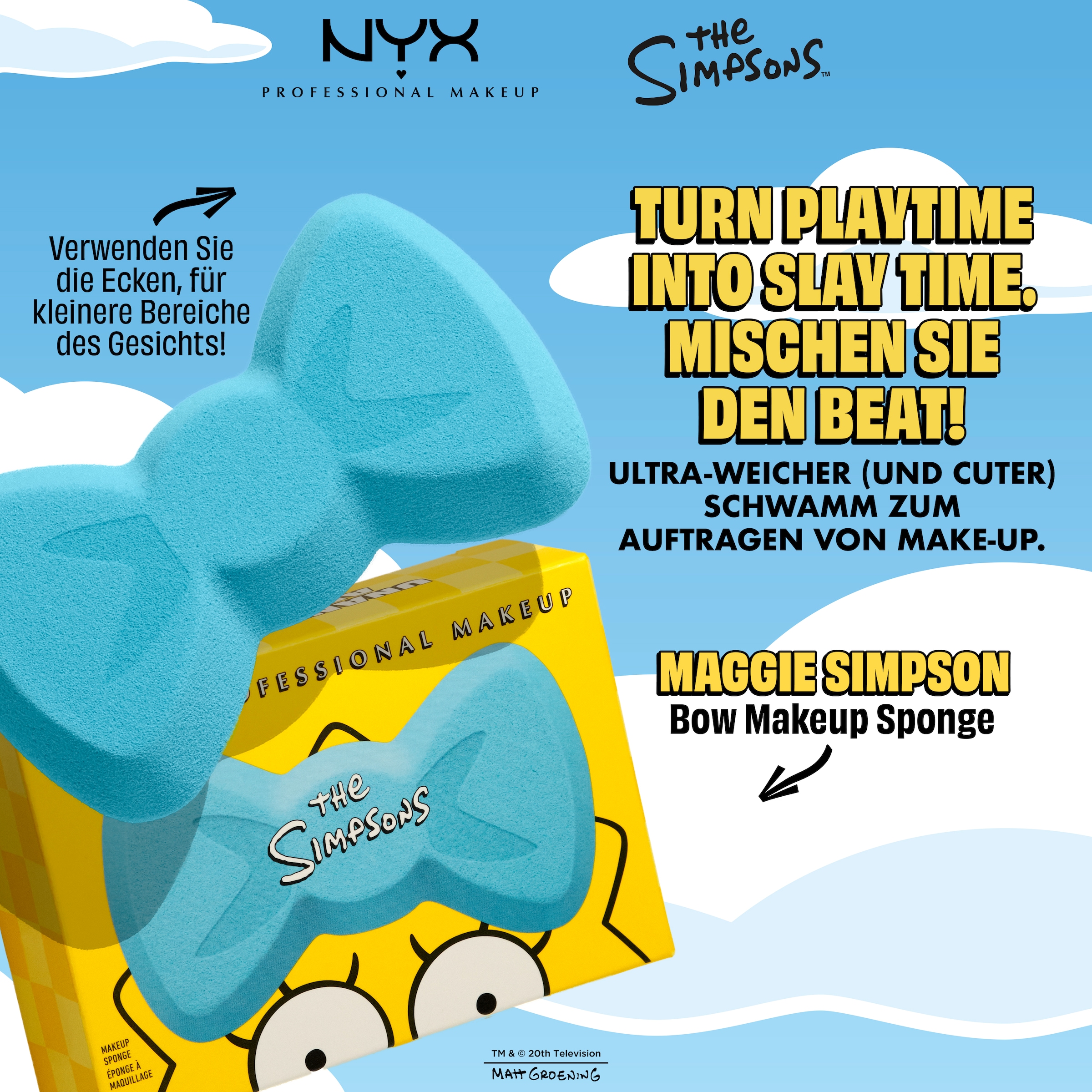 NYX PROFESSIONAL MAKEUP Make-up »MAGGIE SIMPSON MAKE-UP SCHWAMM«