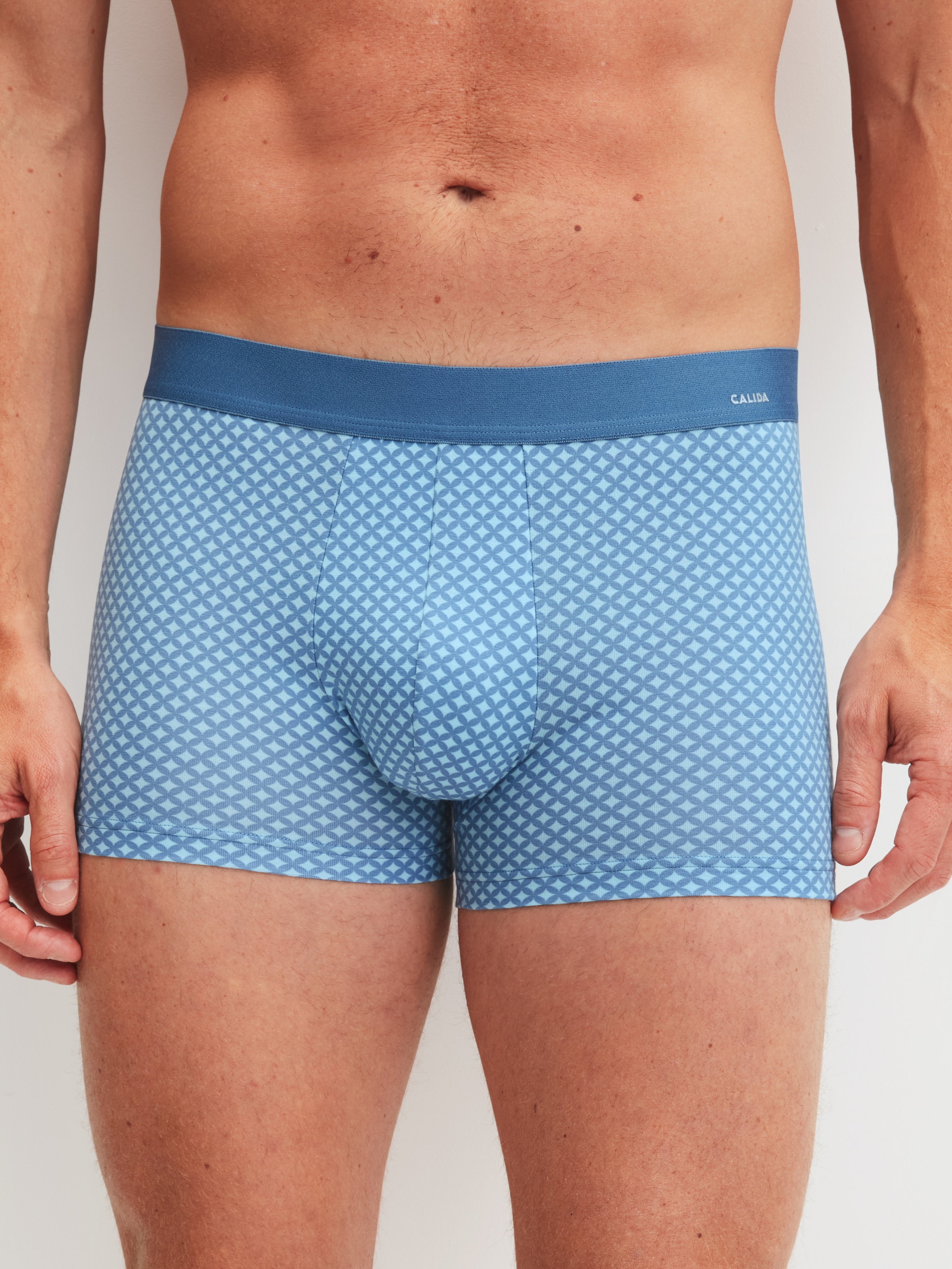 CALIDA Boxershorts »Cotton Code Design« mit weichem Elastikbund, ohne Eingriff