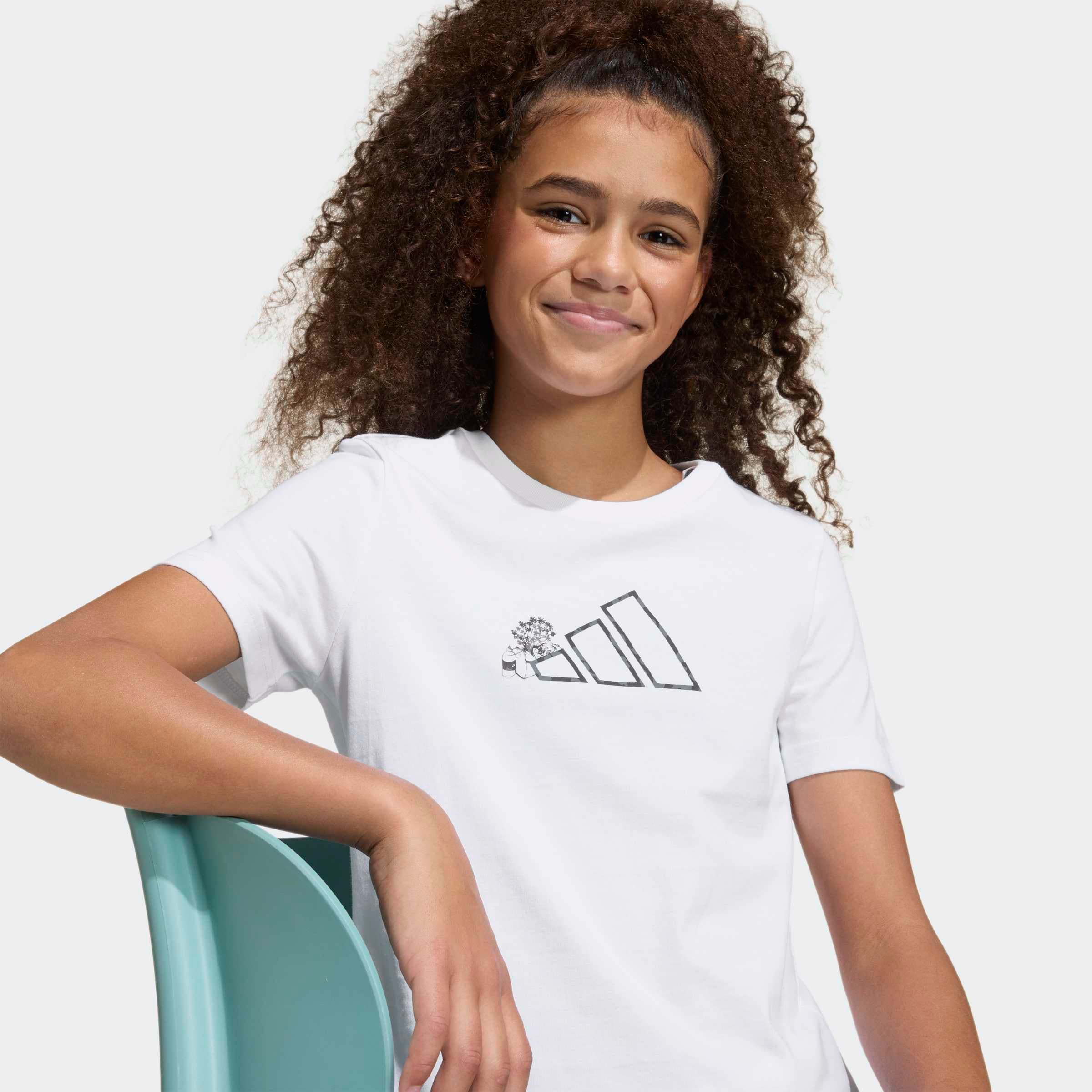 adidas Sportswear T-Shirt »JUNIOR GIRLS MIT TIERMOTIV«