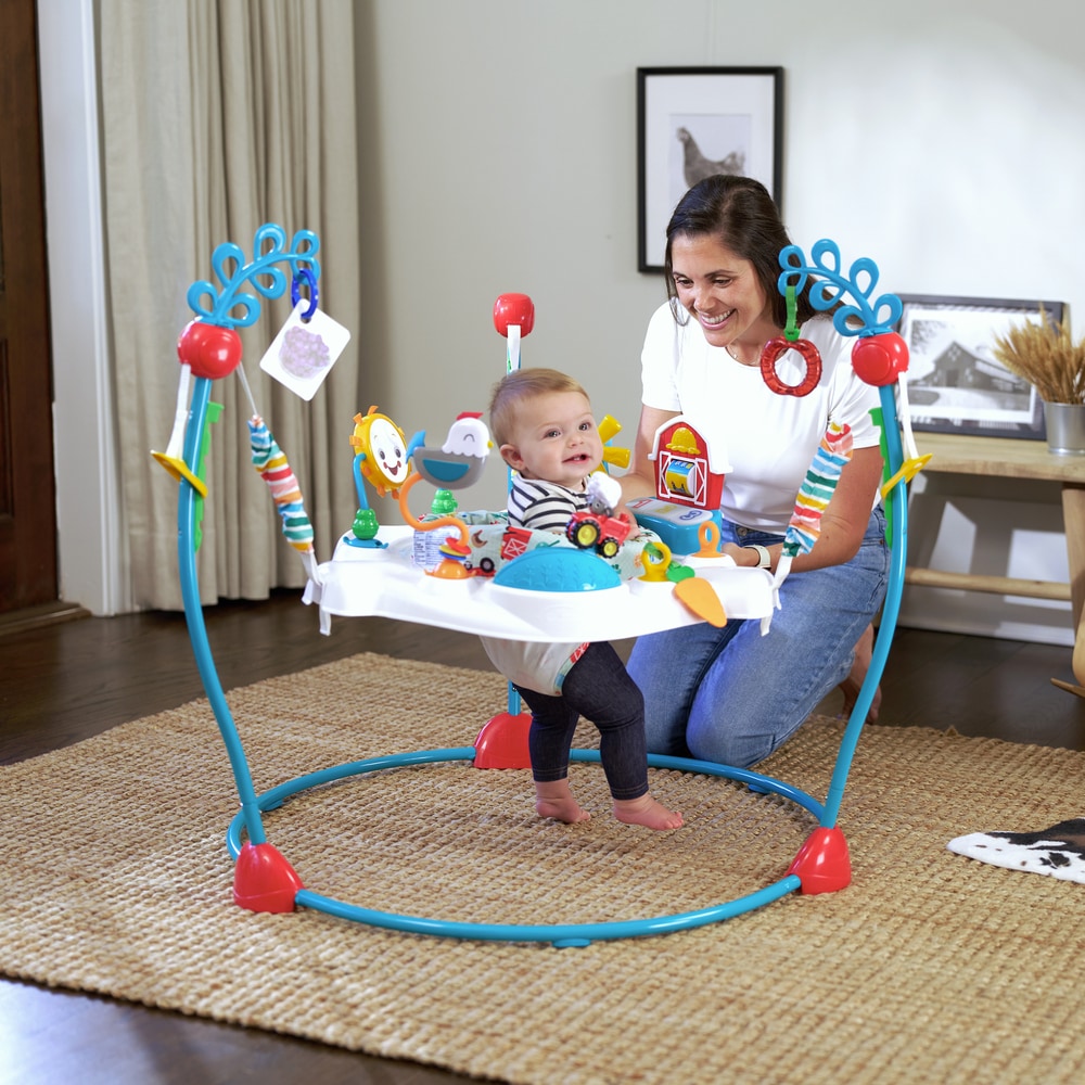 Baby Einstein Spielcenter »Farm Explorers Jump & Learn Barnyard« mit über 60 Melodien und Geräuschen