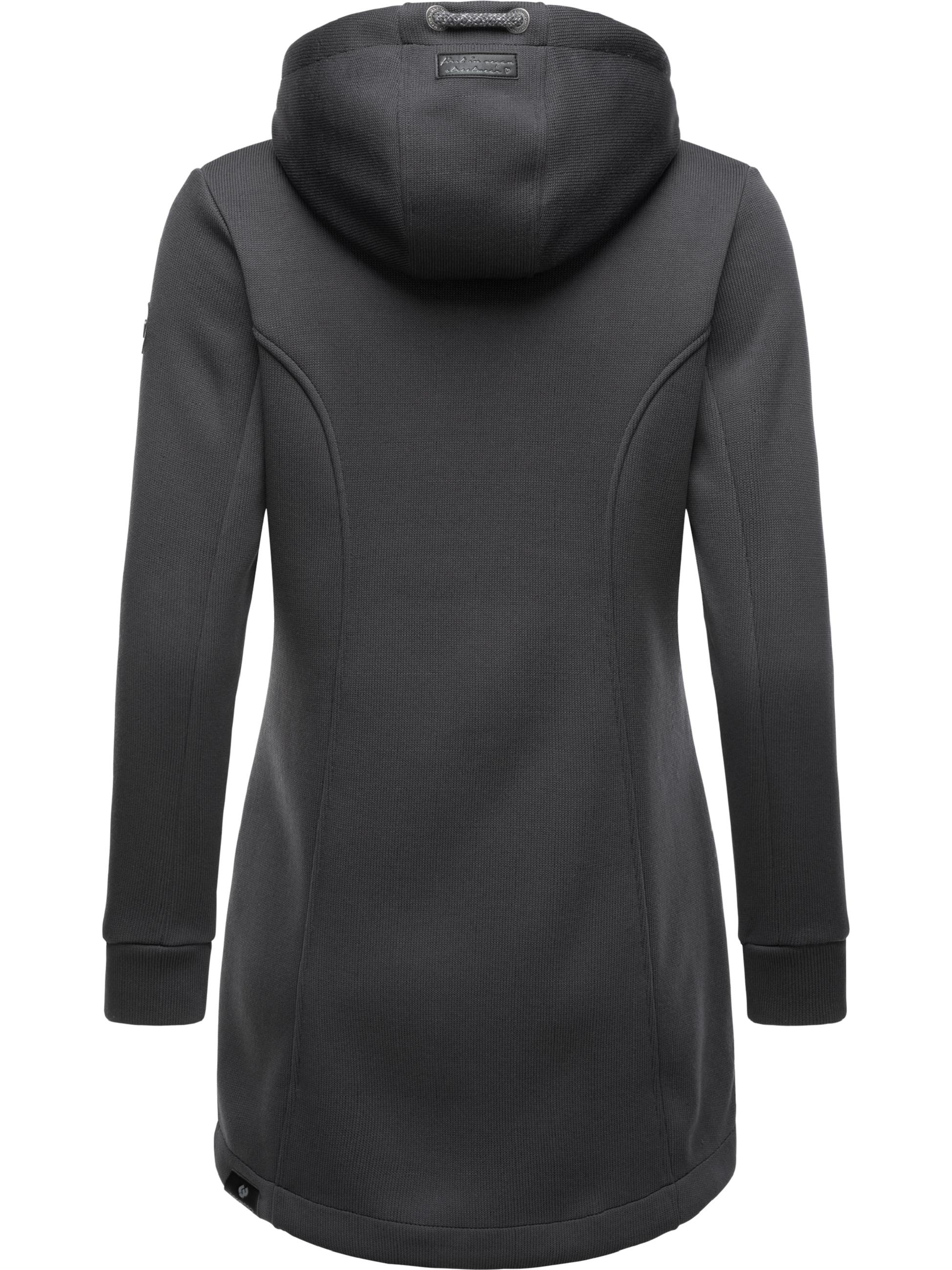 Ragwear Kapuzensweatjacke »Sweatjacke Letti Bonded«, mit Kapuze, Sportliche Kapuzenjacke in Feinstrick-Optik