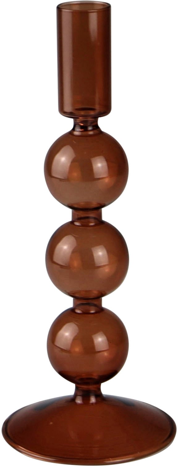 Leonique Kerzenleuchter »Lorrely«, (Set, 2 St.), Stabkerzenhalter aus Glas, Höhe  ca. 22 cm bestellen im OTTO Online Shop | Kerzenständer