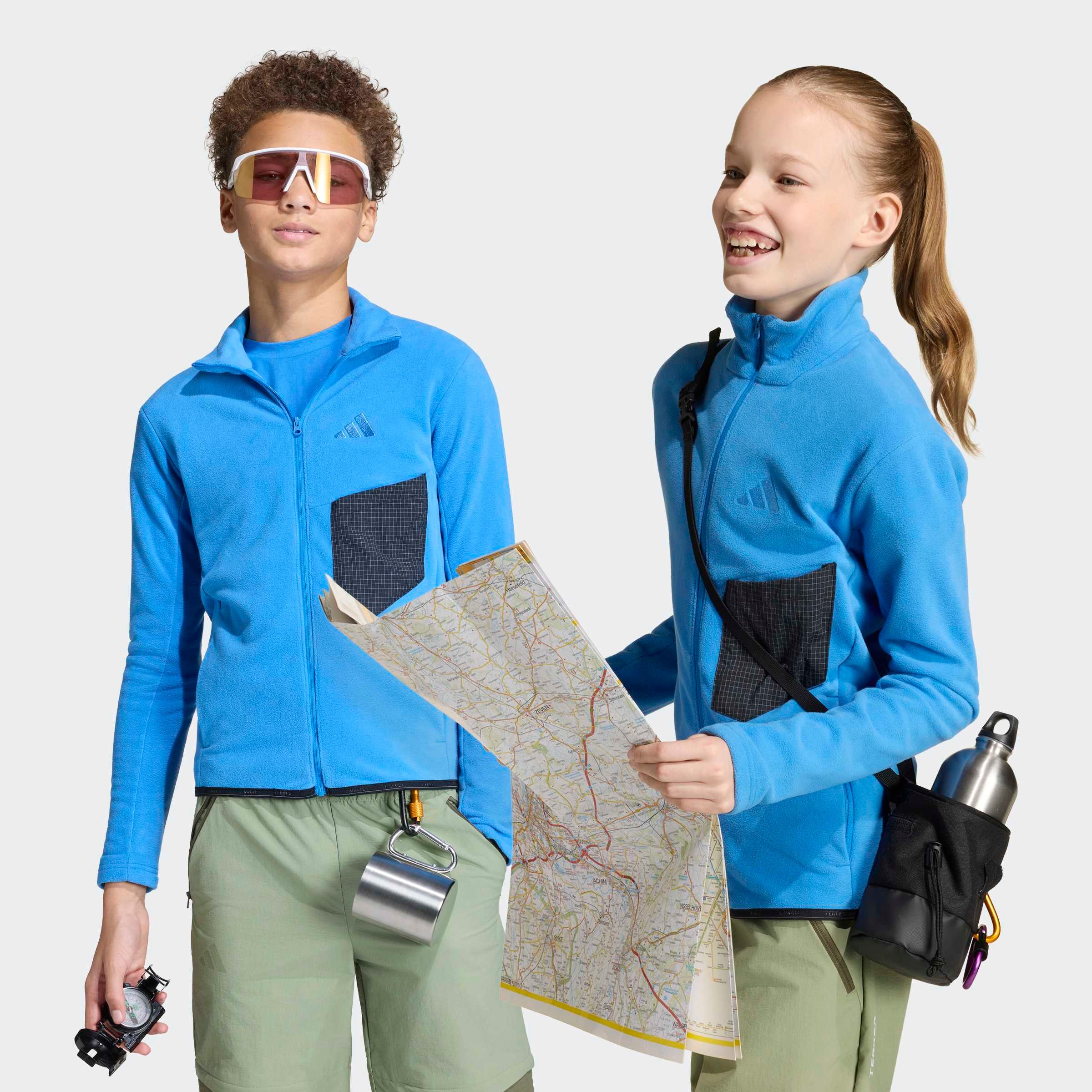 adidas TERREX Fleecejacke »KIDS MULTI-, DURCHGEHENDER REISSVERSCHLUSS«