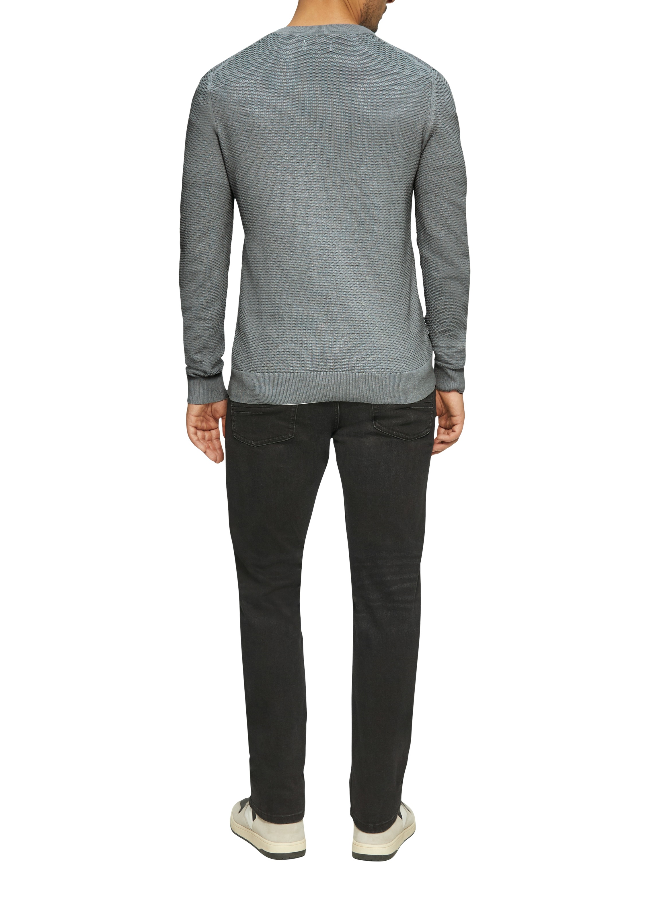 s.Oliver Strickpullover, Rundhals, in Struktur-Optik