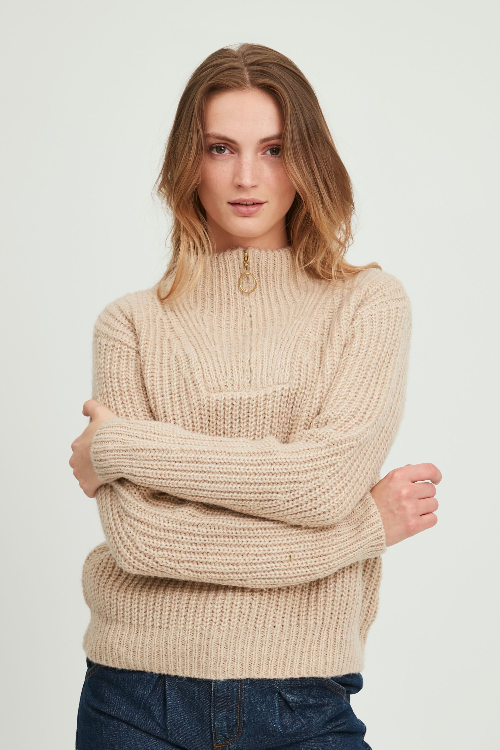 b.young Strickfleece-Pullover »Strickpullover BYMolin«