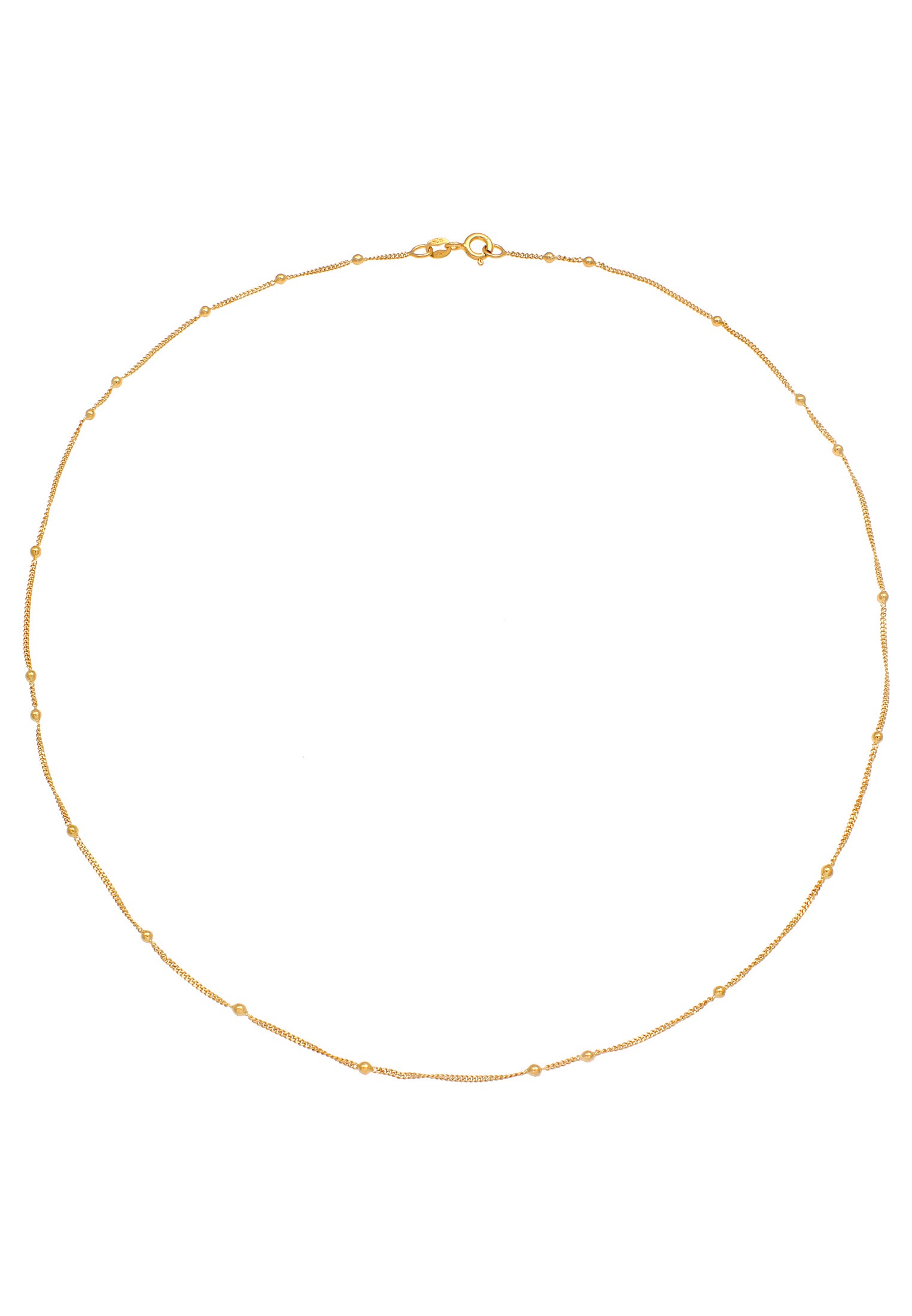 Elli Kette ohne Anhänger »Halskette Kugelkette Panzer Basic 925 Silber«