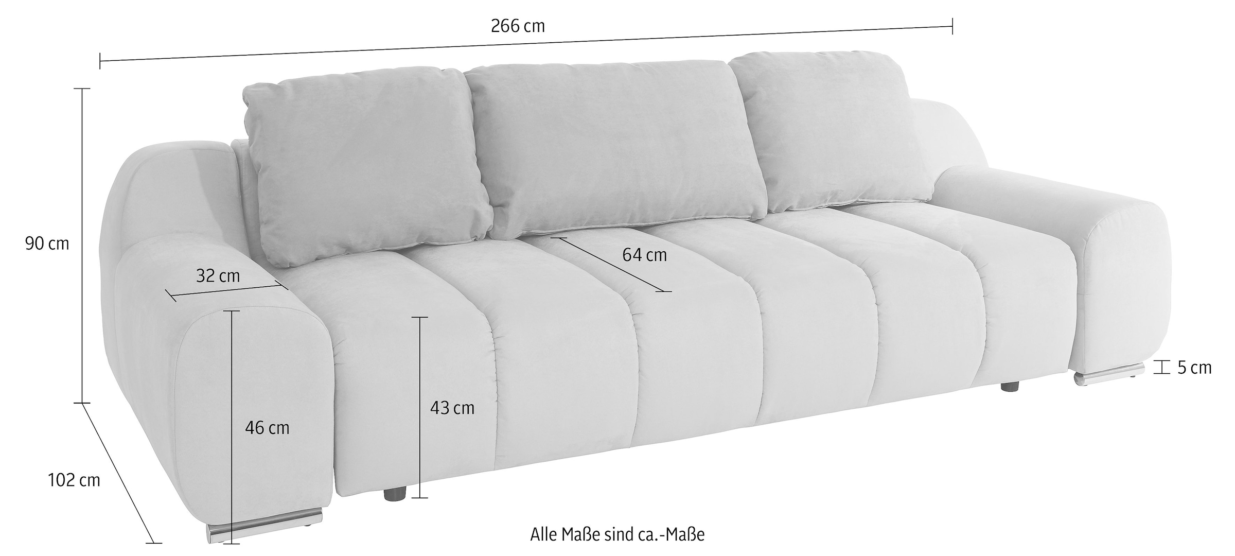 INOSIGN Big-Sofa »Bono«