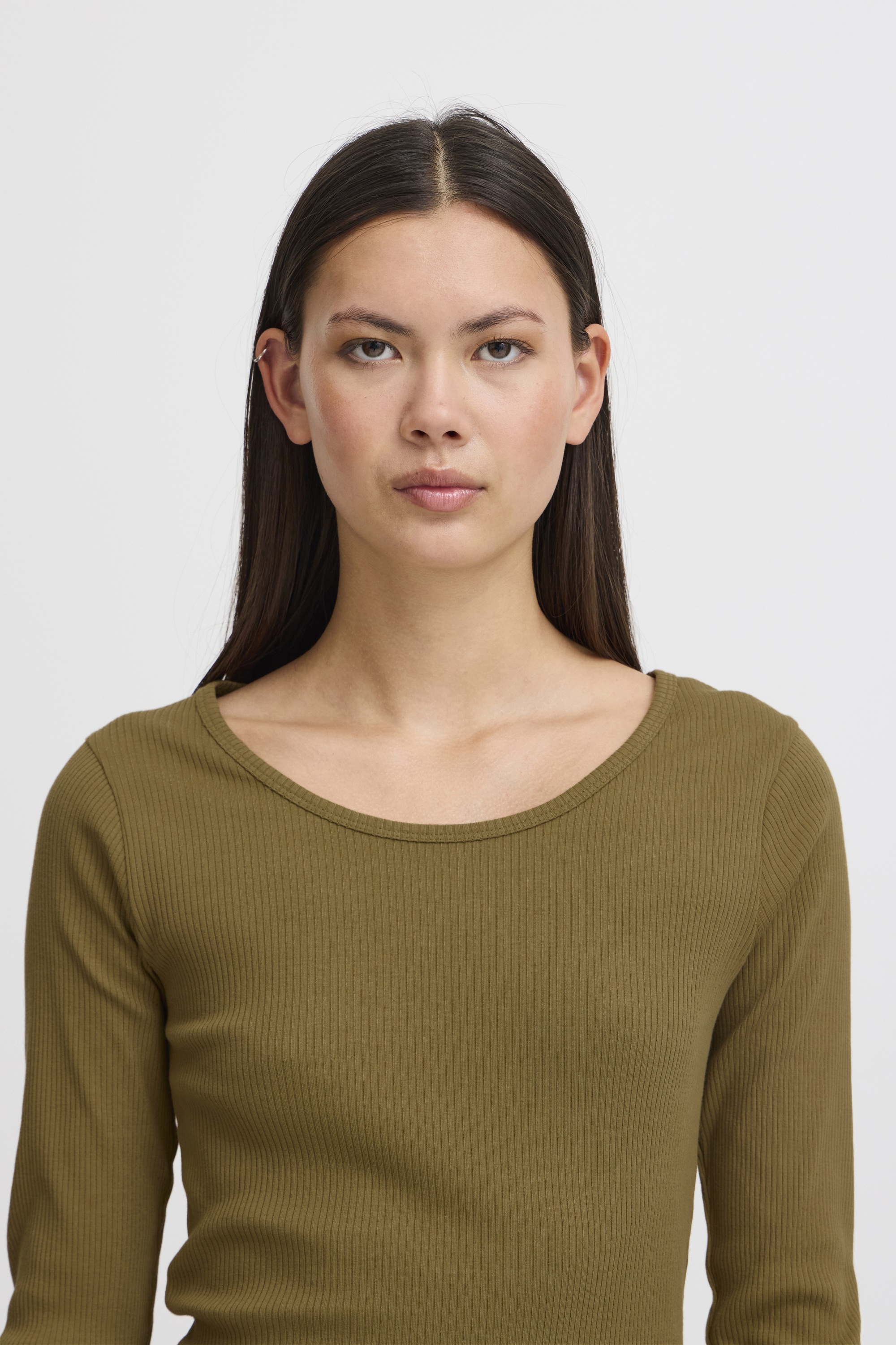 Ichi Sweatshirt »Langarmshirt IHPALMER RIB LS«