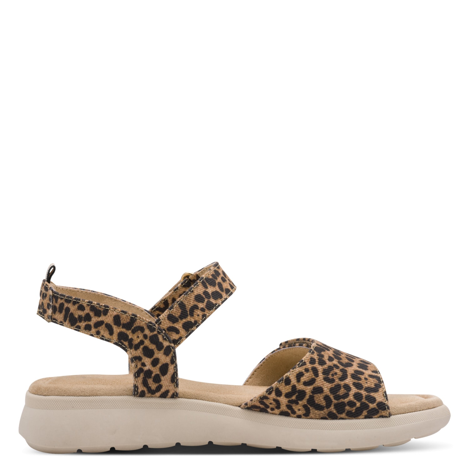 Tamaris Riemchensandale  Sommerschuh, Plateausandalette im angesagten Leo-Look