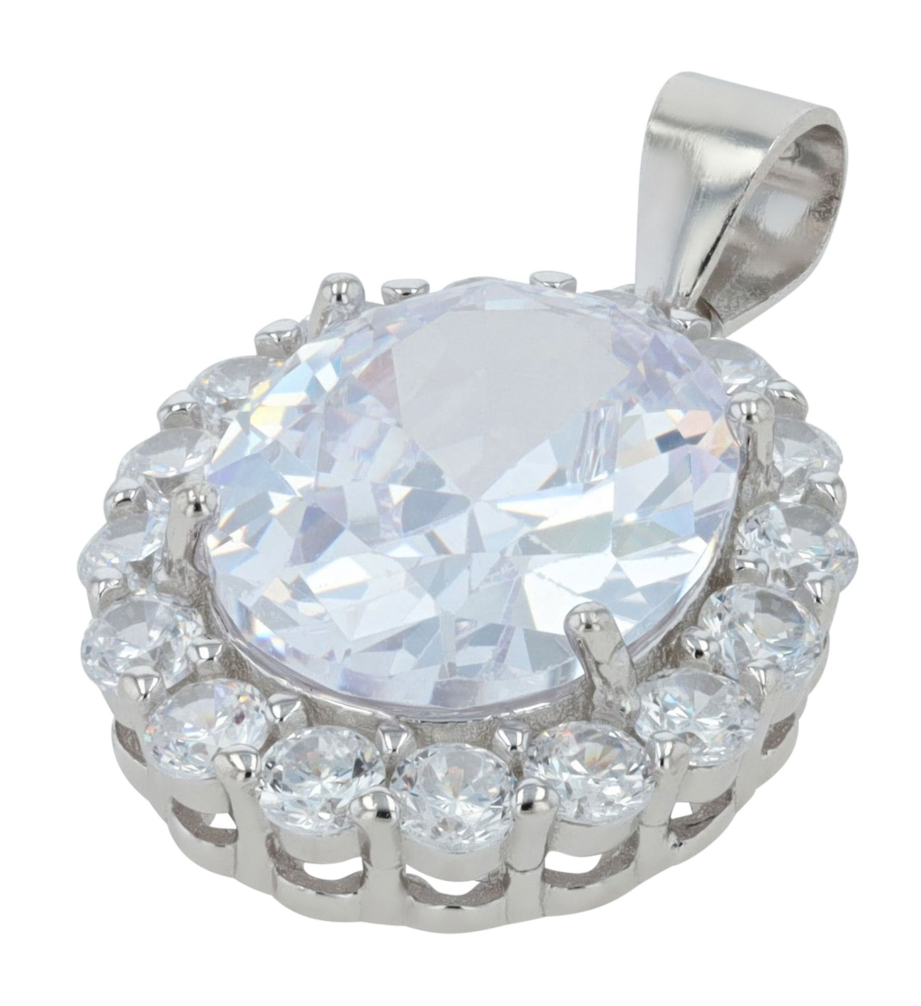 Adelia´s Kettenanhänger »Damen Anhänger aus 925 Silber mit Zirkonia«