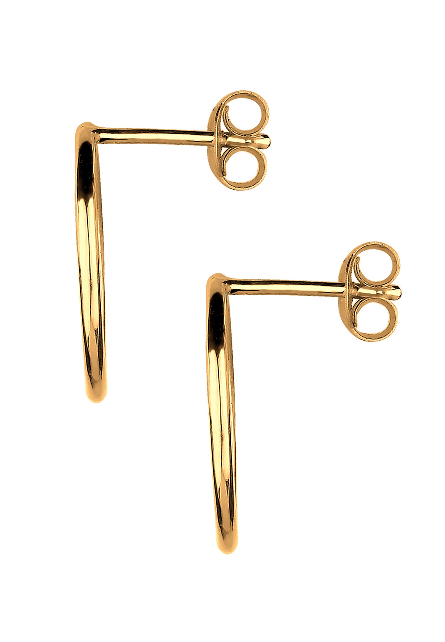Elli Paar Ohrstecker »Ohrringe Basic Kreis Geo Trend 925 Sterling Silber«