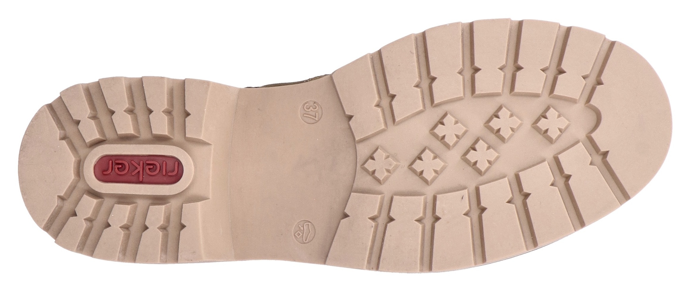 Rieker Schnürboots  Schnürstiefelette, Boots, Blockabsatz, mit Profilsohle