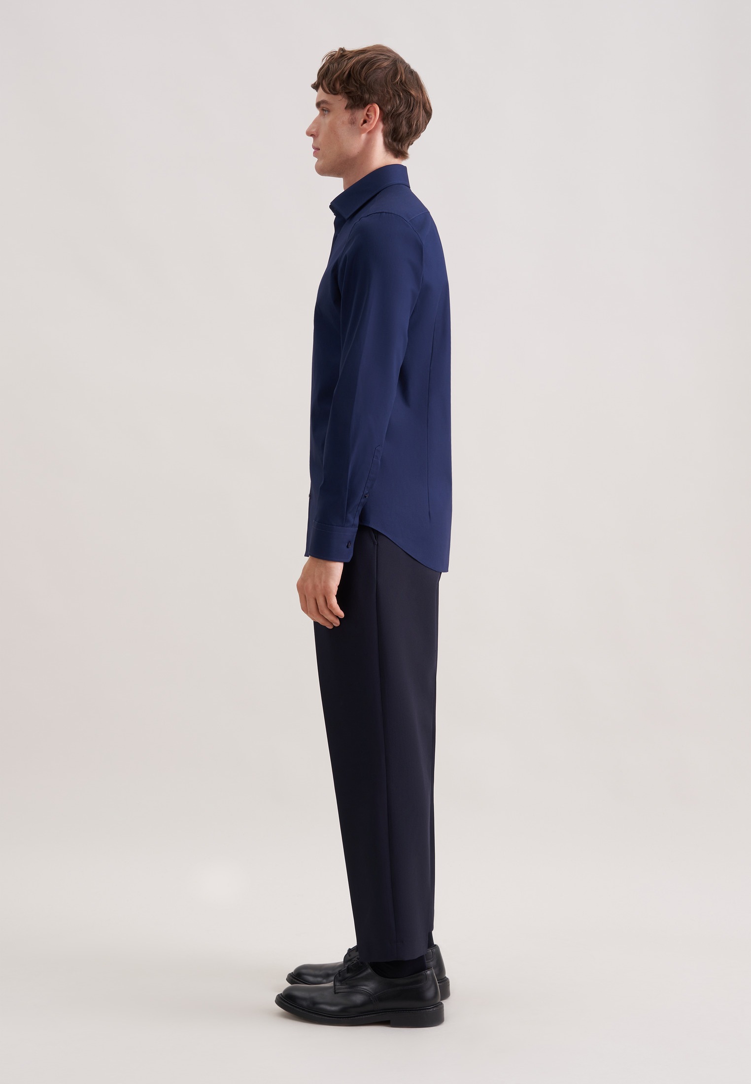 seidensticker Businesshemd »Schwarze Rose« Slim 1/1 Kentkragen Uni