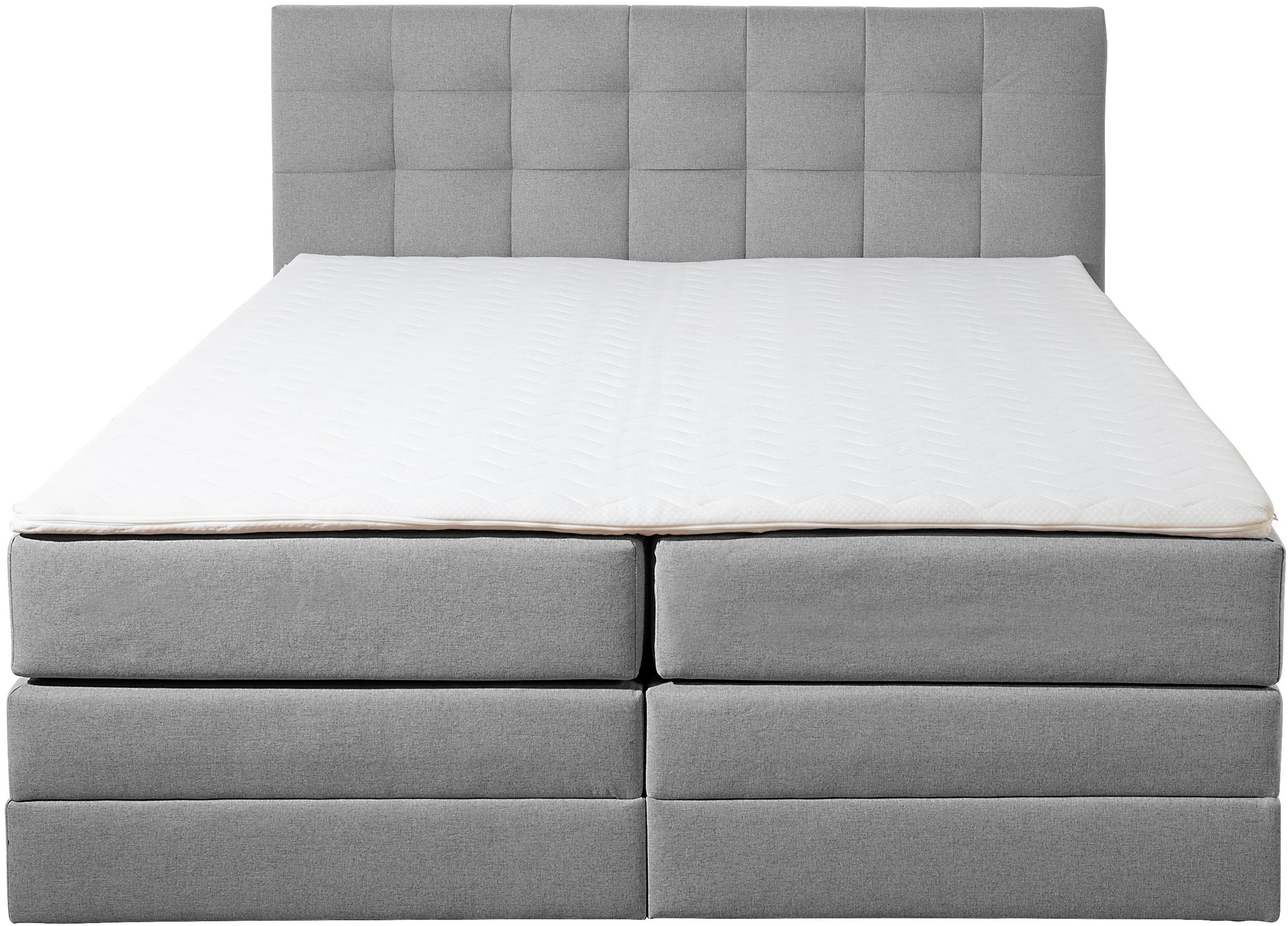 Places of Style Boxspringbett »Ethan«, inkl. Topper und geräumigen Bettkasten erhältlich in H2, H3 und H4