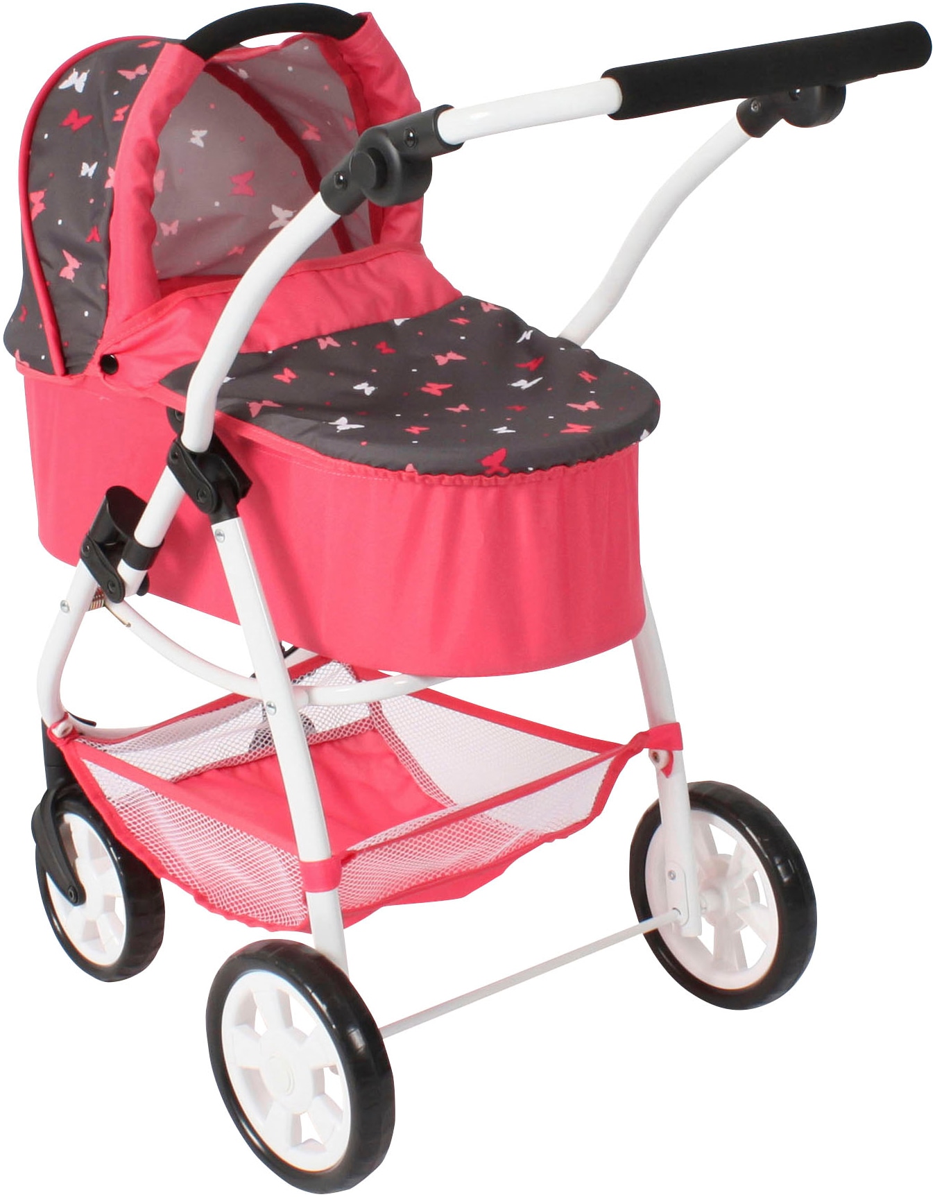 CHIC2000 Kombi-Puppenwagen »Emotion 2.0, Butterfly«, inkl. Babywanne, Sportwagenaufsatz und Autositz