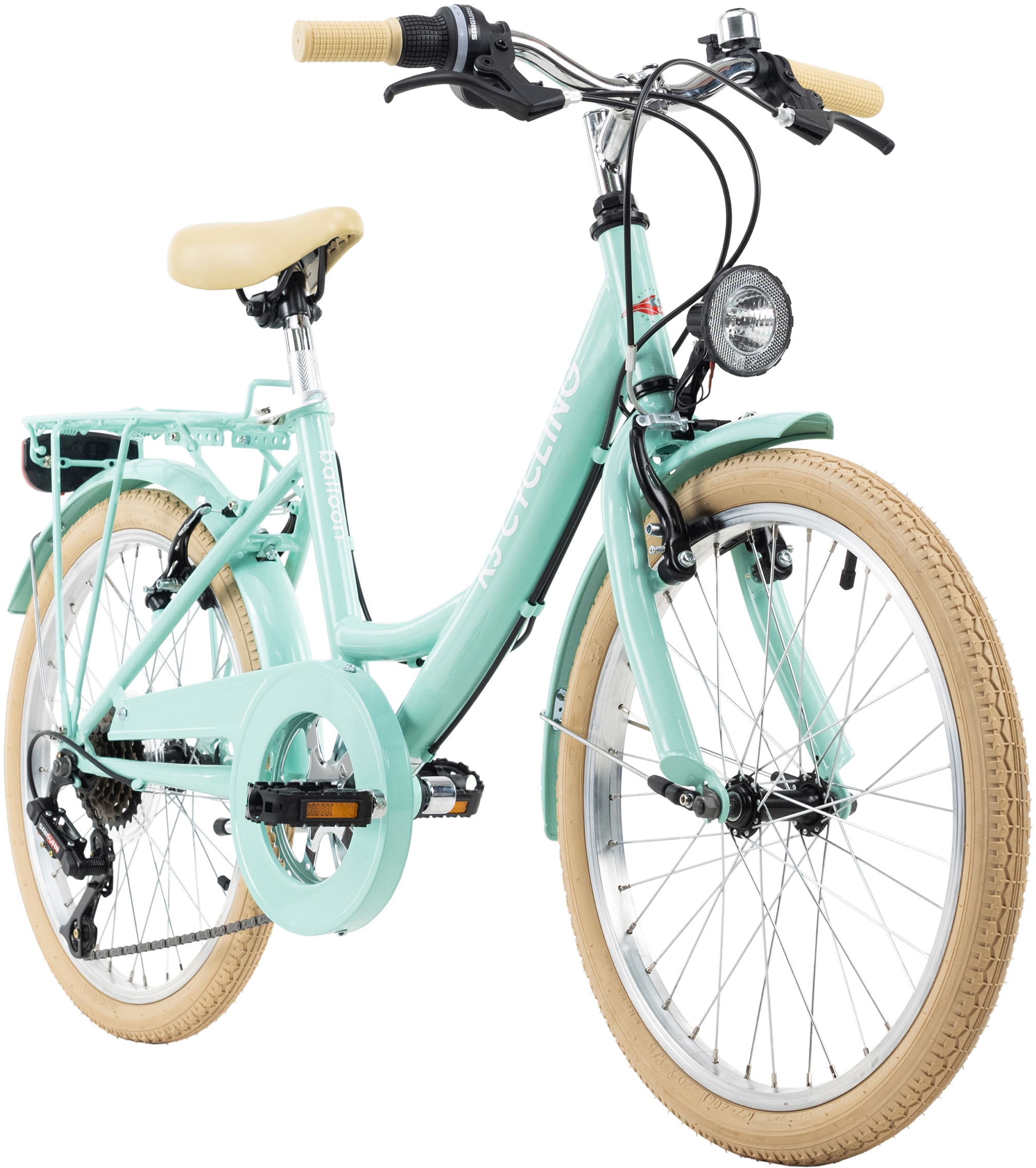 KS Cycling Jugendfahrrad »Balloon«, 6 Gang, Kettenschaltung, für Damen, Kettenschaltung