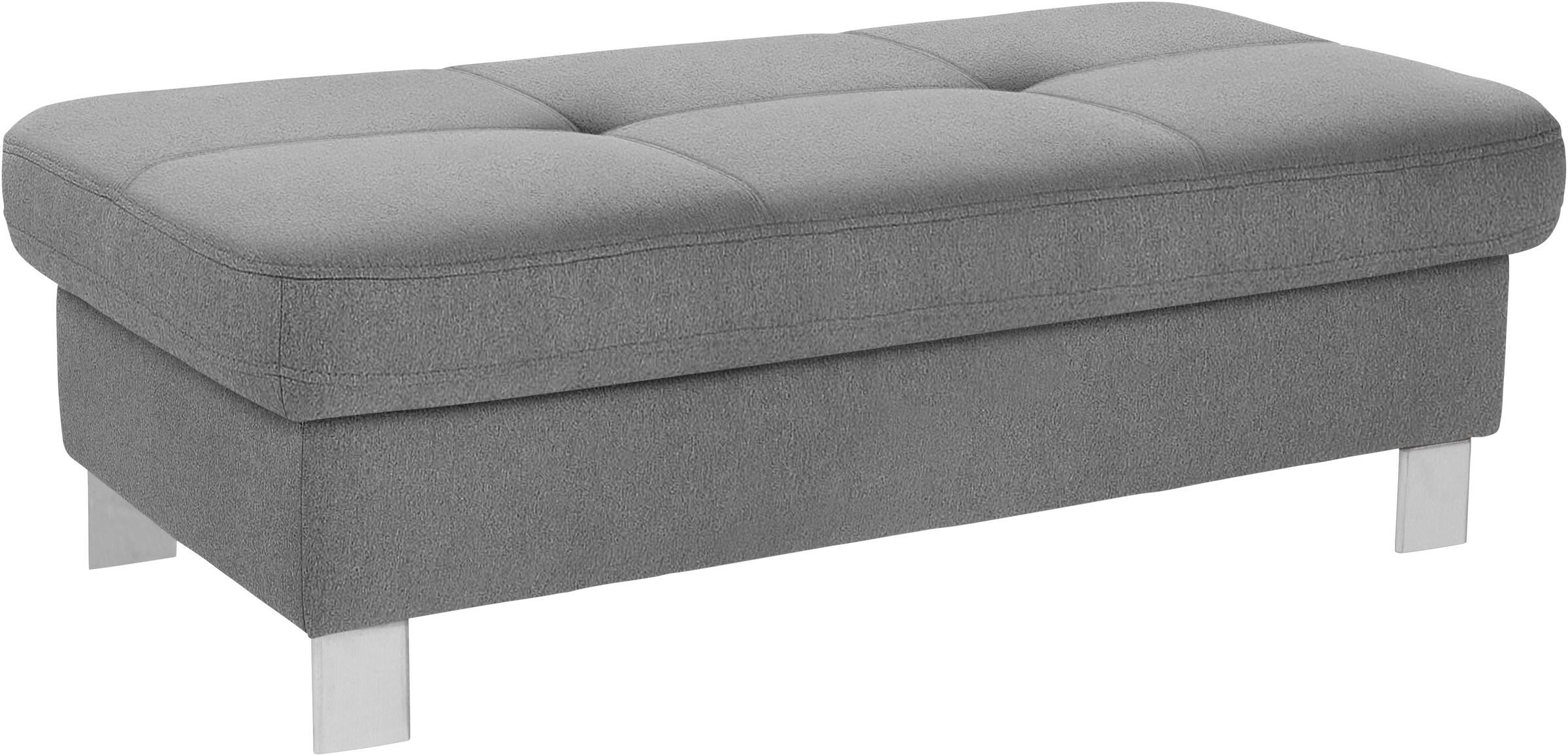 exxpo - sofa fashion Hocker »Fiji Bankhocker mit Staufach unter der Sitzfläche«, elegant modern mit toller Detailverarbeitung