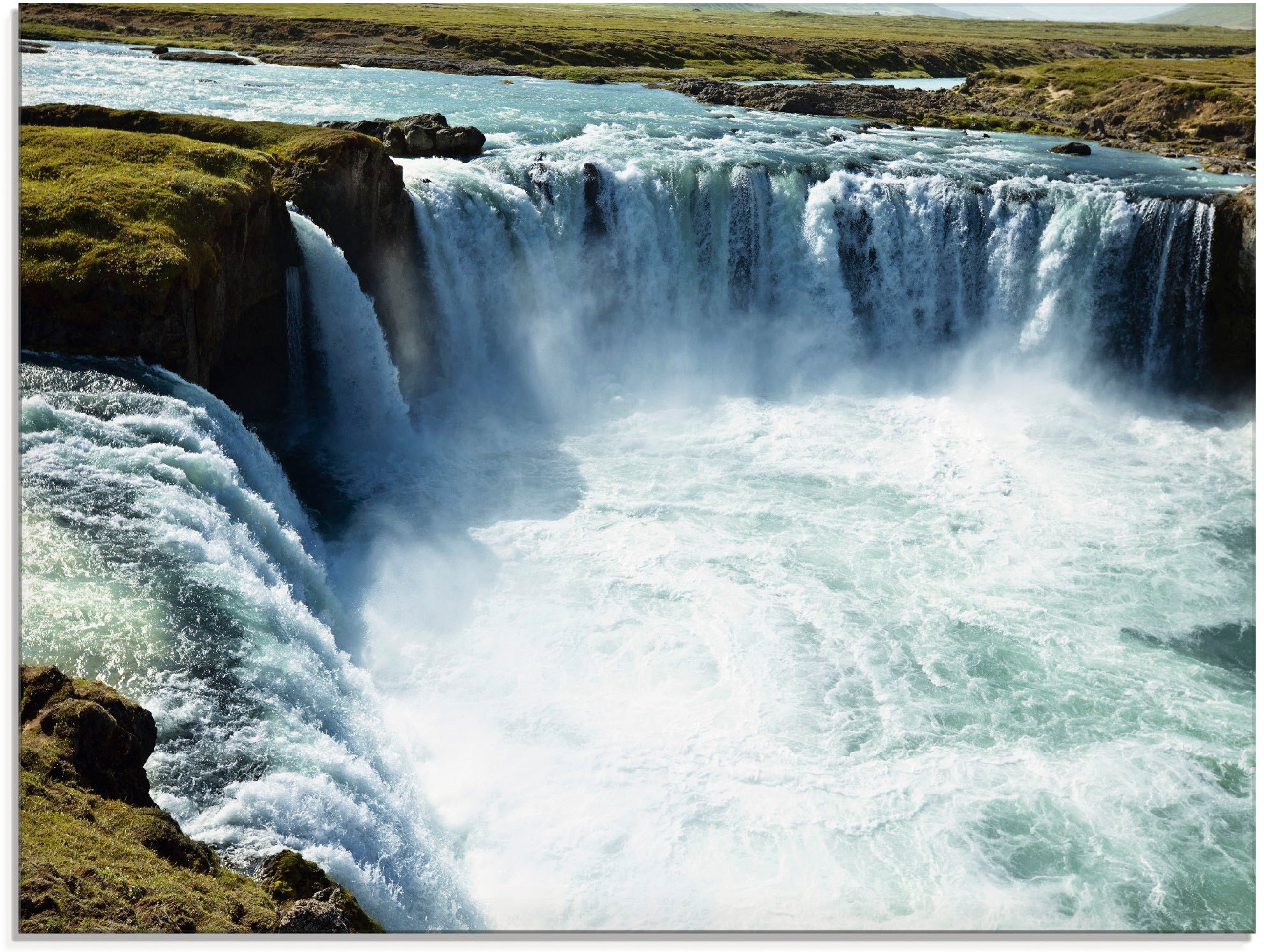 Artland Glasbild »Godafoss«, Europa, (1 St.), in verschiedenen Größen