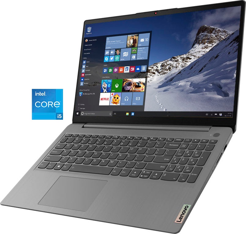 Lenovo Notebook »IdeaPad 3 15ITL6«, (39,62 cm/15,6 Zoll), Intel, Core i5, Iris Xe Graphics, 512 GB SSD, Kostenloses Upgrade auf Windows 11, sobald verfügbar