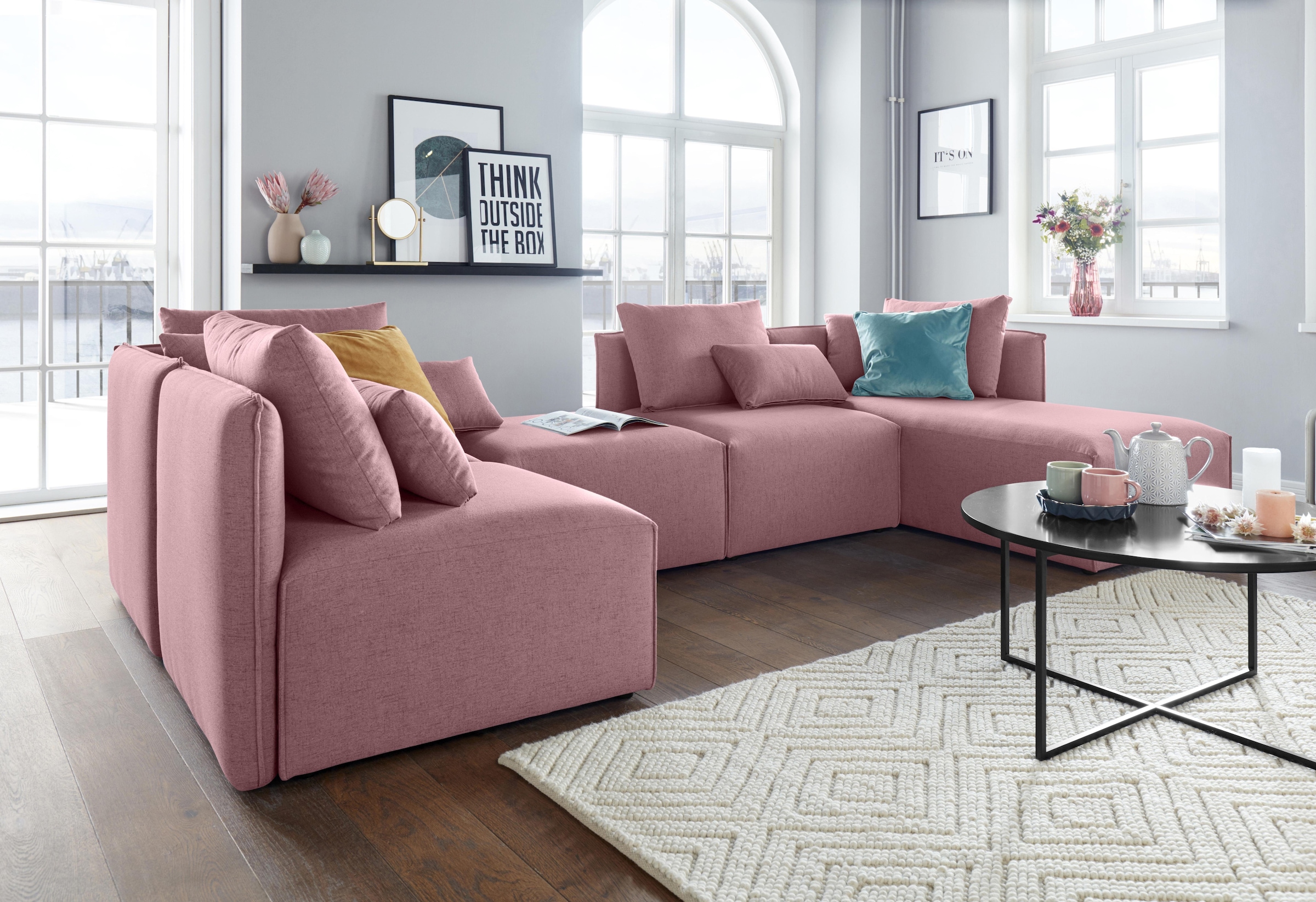 Zusammenstellen; zum - OTTO bei andas Bezugsqualitäten Sofa-Eckelement in Farben St.), »Nöre«, (1 online und vielen Modul