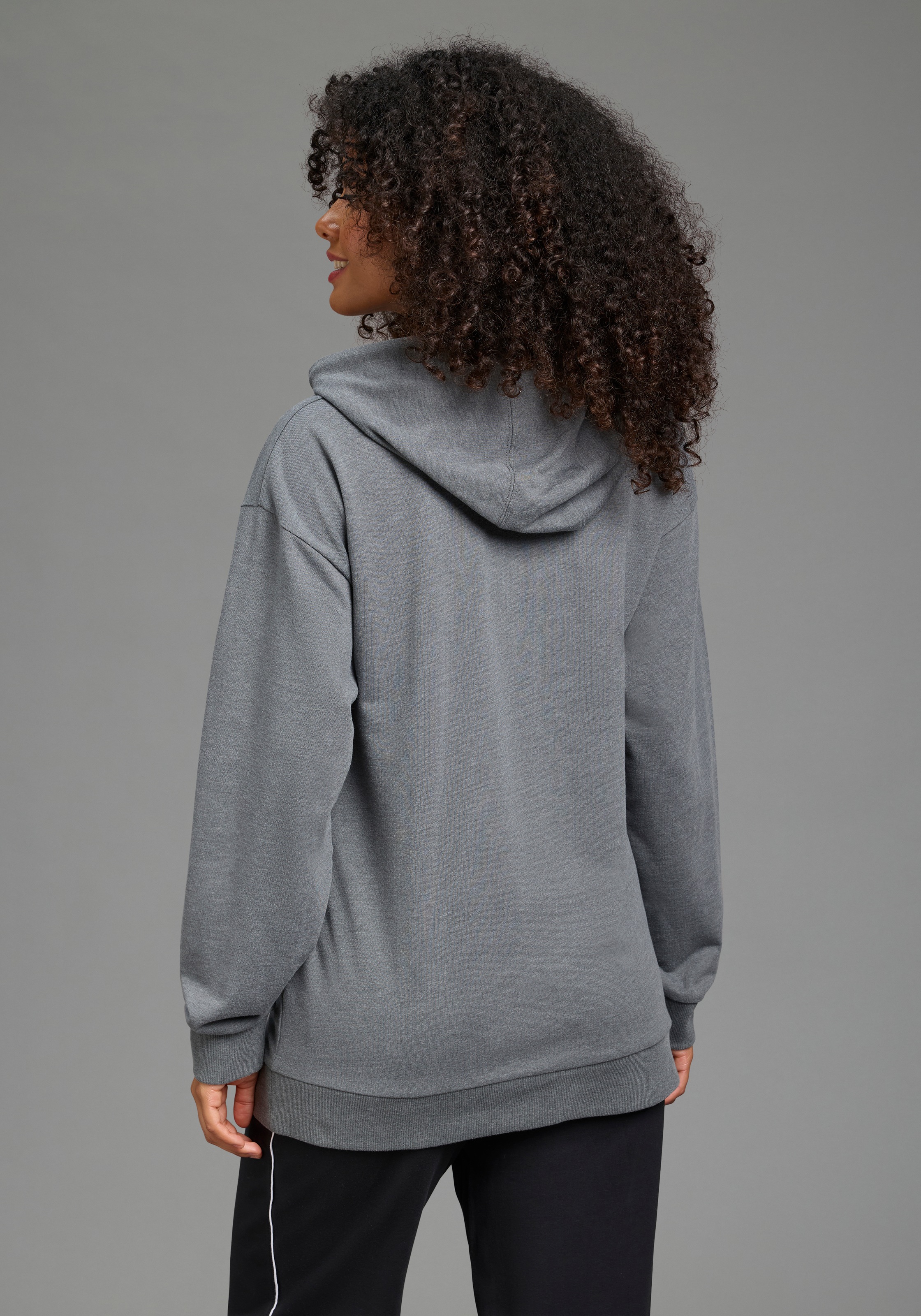 Neun Monate Umstandssweatshirt »Kapuzensweatshirt für Schwangerschaft und Stillzeit«, mit Kapuze, Langarm, aus Baumwolle und Polyester
