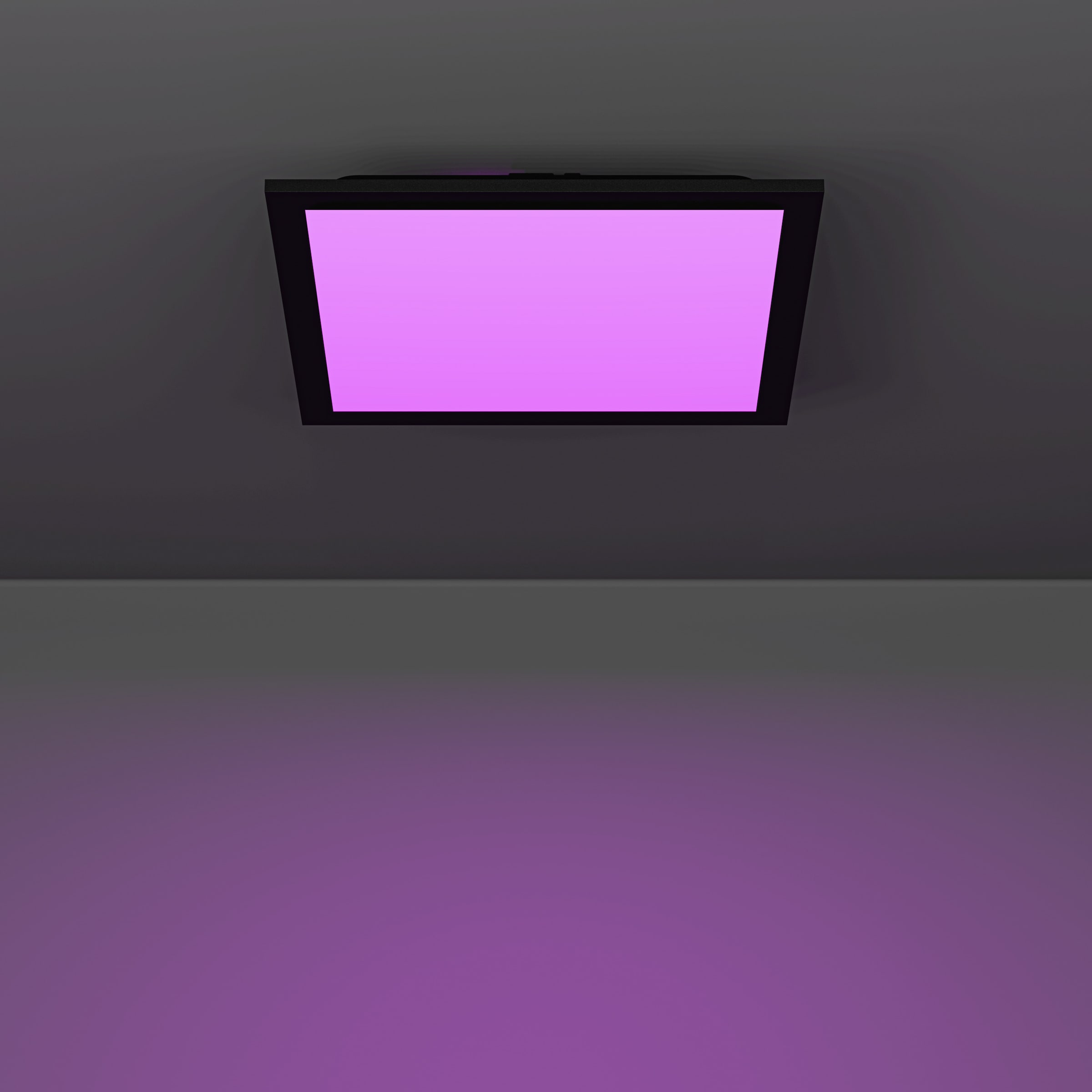 EGLO LED Deckenleuchte »MORADILLO-Z Deckenlampe - Stahl - LED - 14W - IP20« LED-Modul 1 Stk. Kaltweiß | Neutralweiß | RGB | Warmweiß Wohzimmerlampe, Esszimmerlampe, Schlafzimmer, L29,5 x B29,5 x H6,1 cm