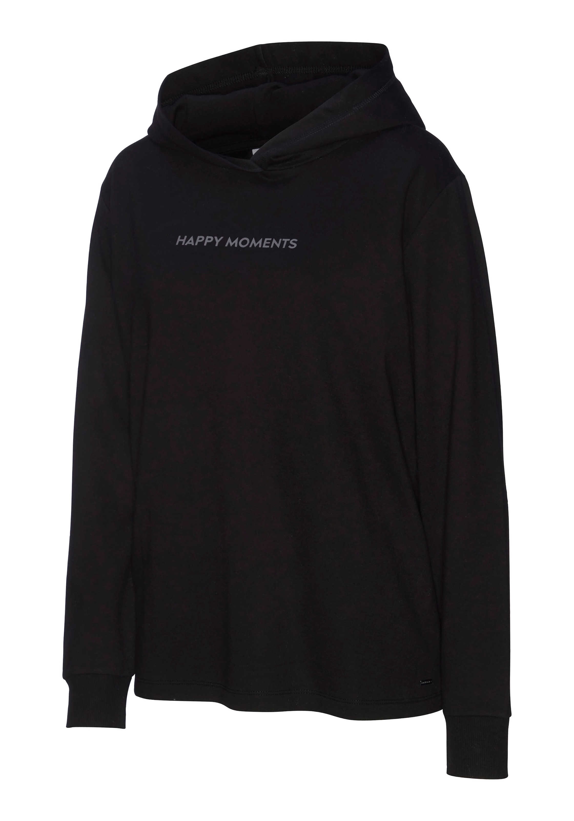 LASCANA Hoodie, mit dezentem Frontdruck, Loungeanzug