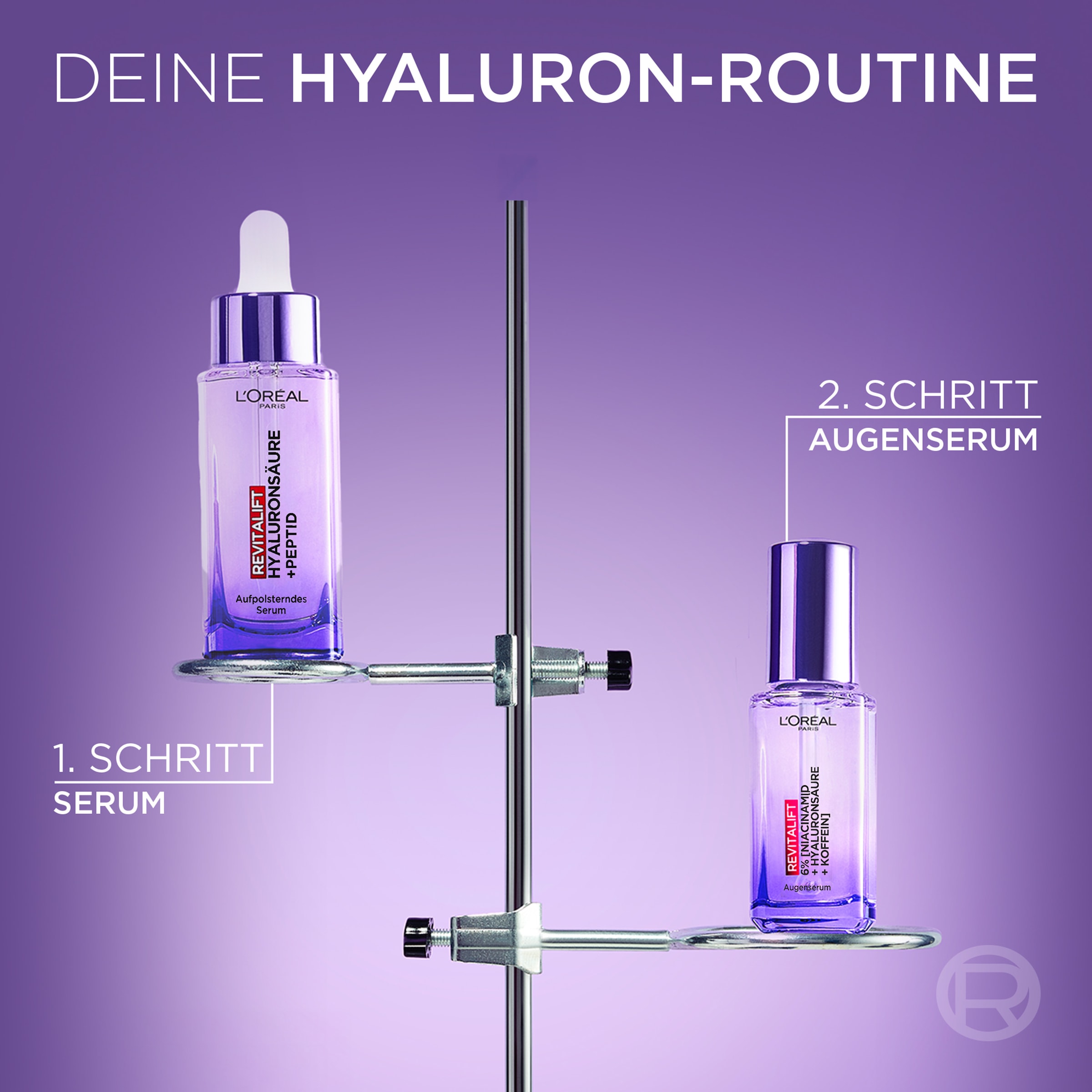 L'ORÉAL PARIS Gesichtsserum »REVITALIFT FILLER ANTI-FALTEN SERUM« mindert Falten, feutigkeitsspendend, mit Pipette