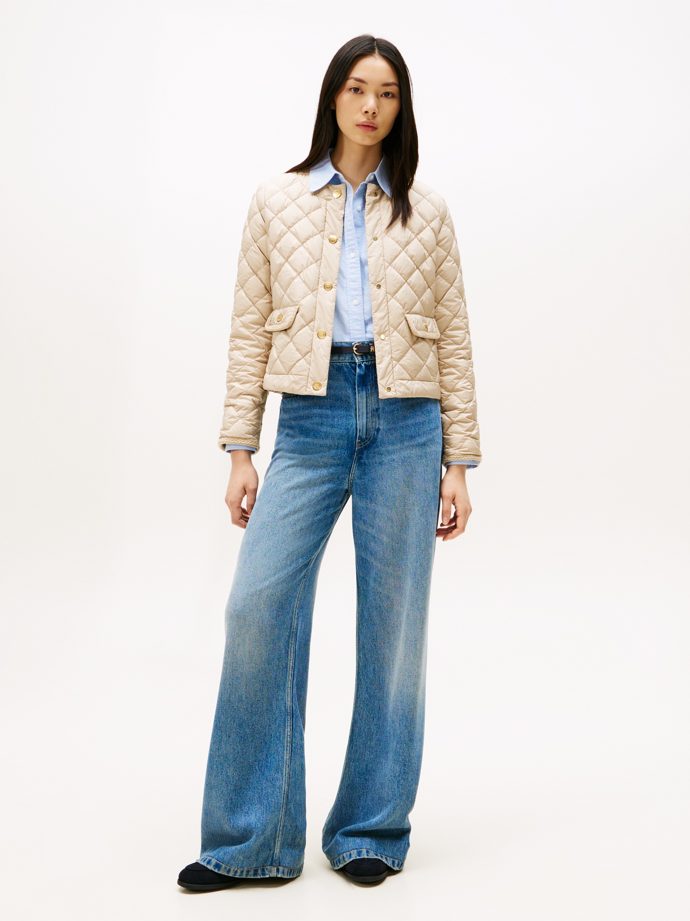 Tommy Hilfiger Steppjacke »G/BUTTON QUILTED REG LADY JACKET«