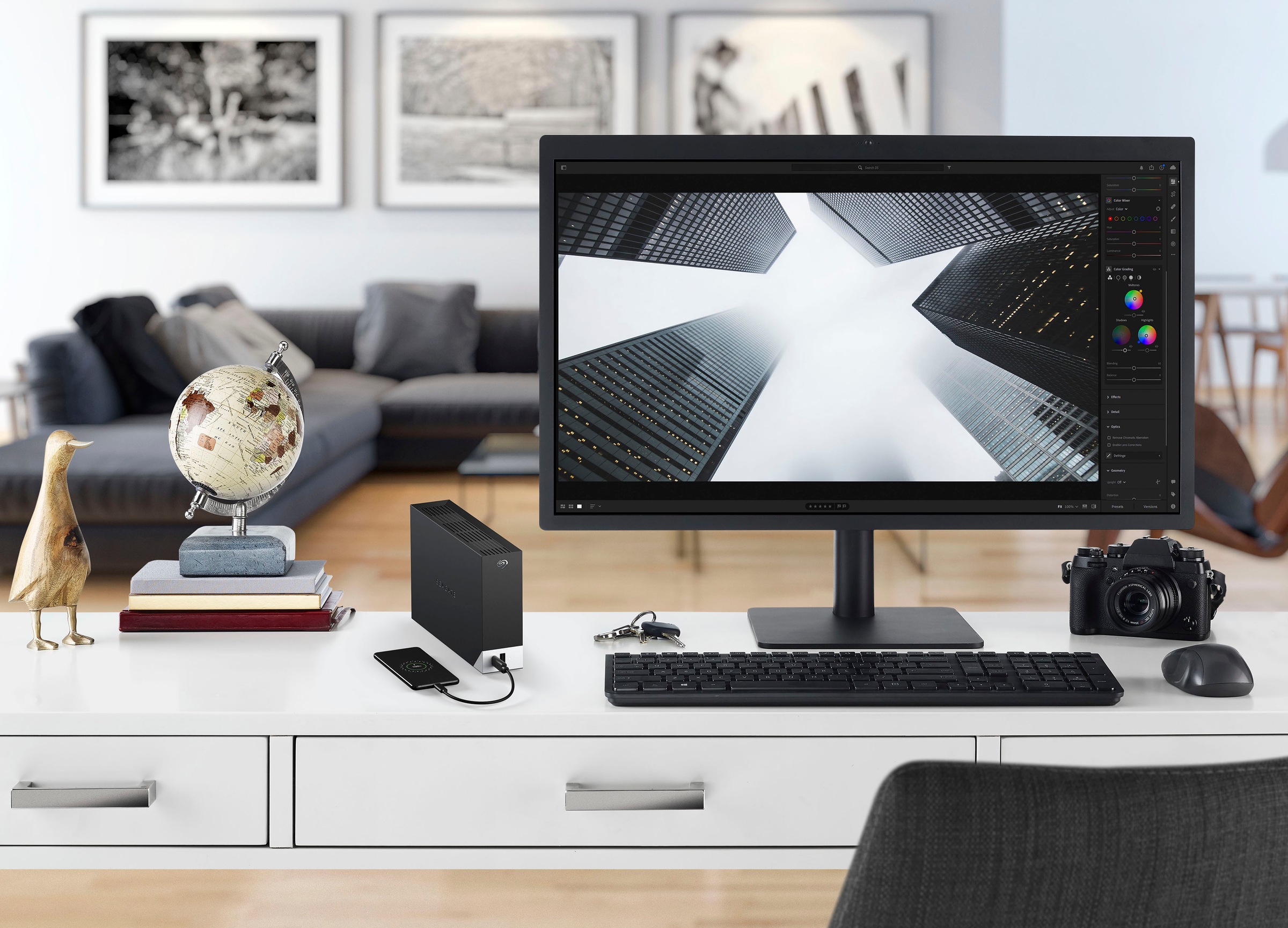 Seagate externe HDD-Festplatte »One Touch Hub 10TB«, Anschluss USB 3.0-USB-C