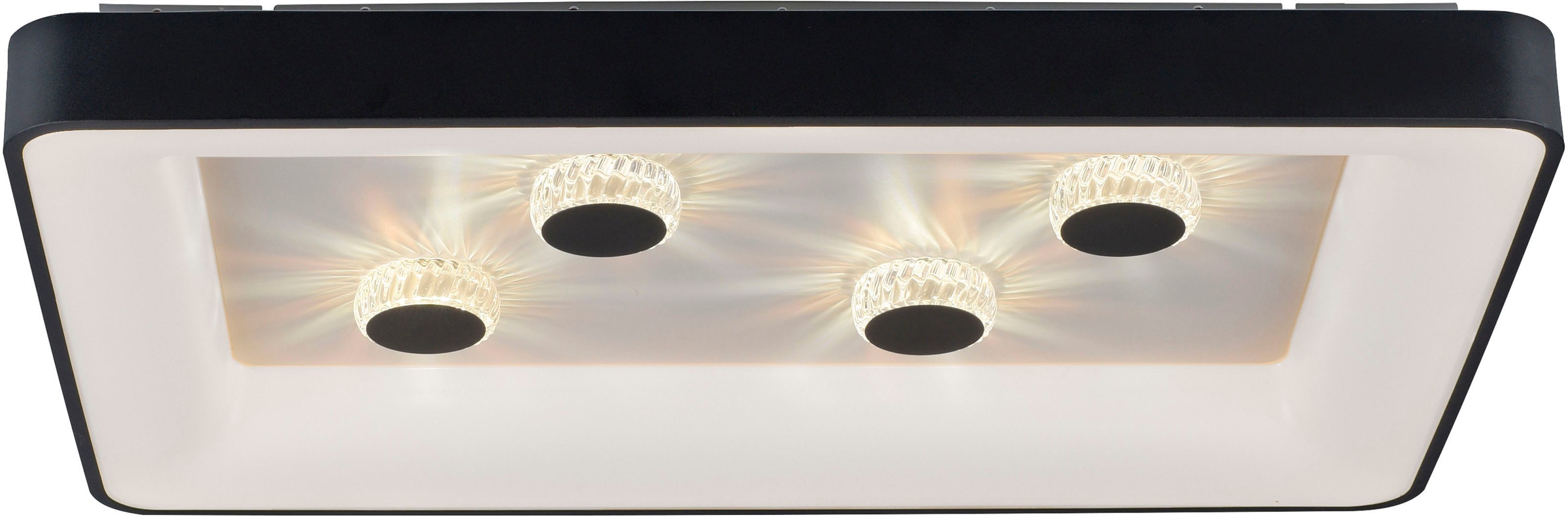 JUST LIGHT Deckenleuchte »VERTIGO« LED-Board 1 Stk. warmweiß - kaltweiß