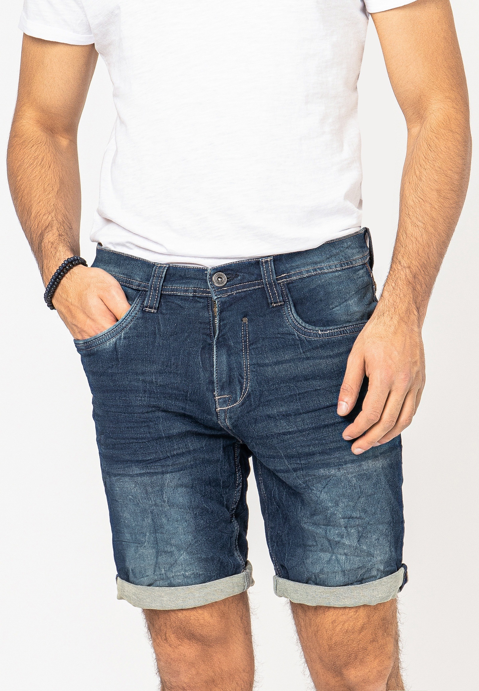 Urban Surface Jeansbermudas, aus Sweat