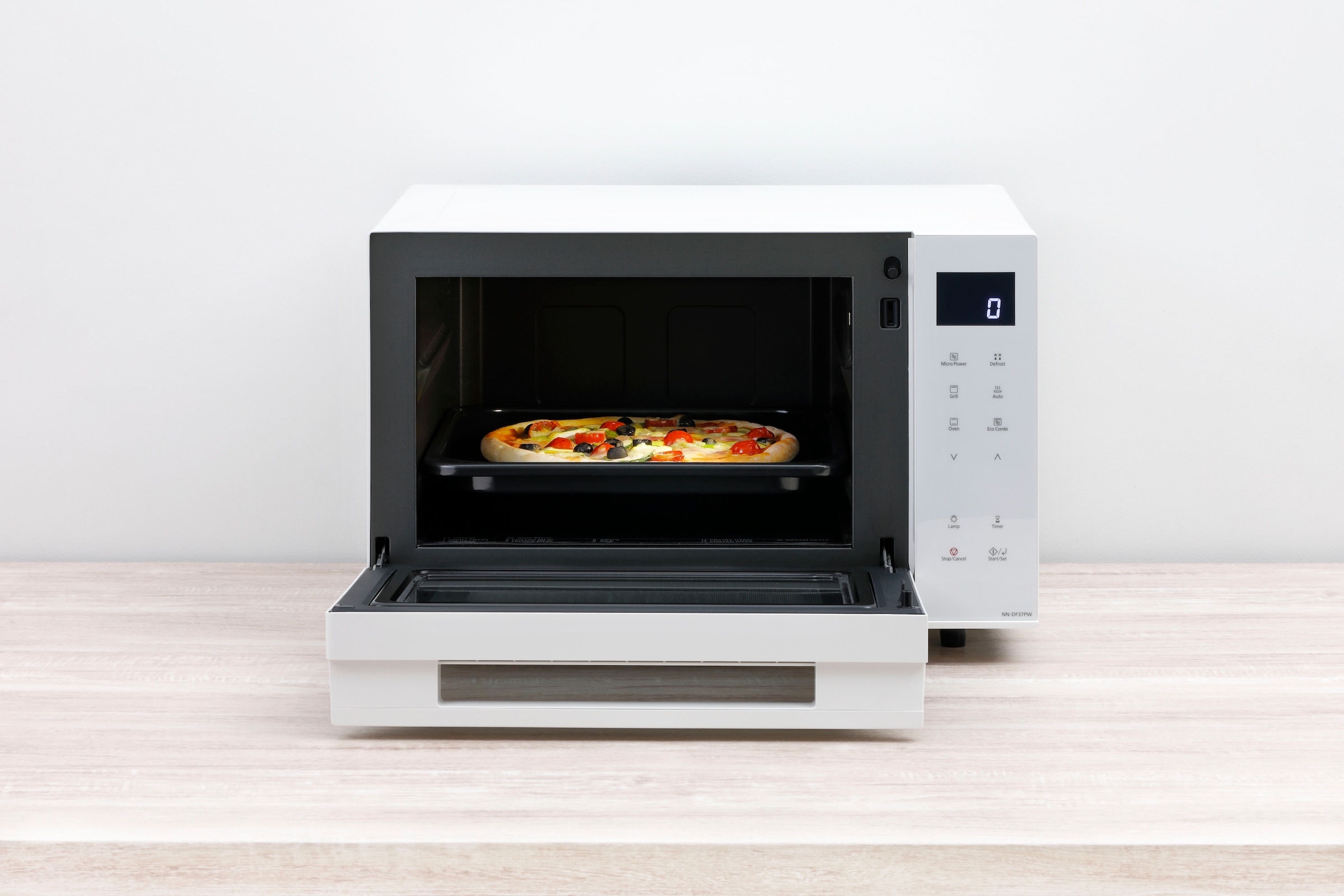 Panasonic Mikrowelle »NN-DF37PWEPG«, Grill-Ober-/Unterhitze-Mikrowelle, 1000 W, Kombinationskochen/Eco Kombi Modus (Grillfunktion + Mikrowelle)